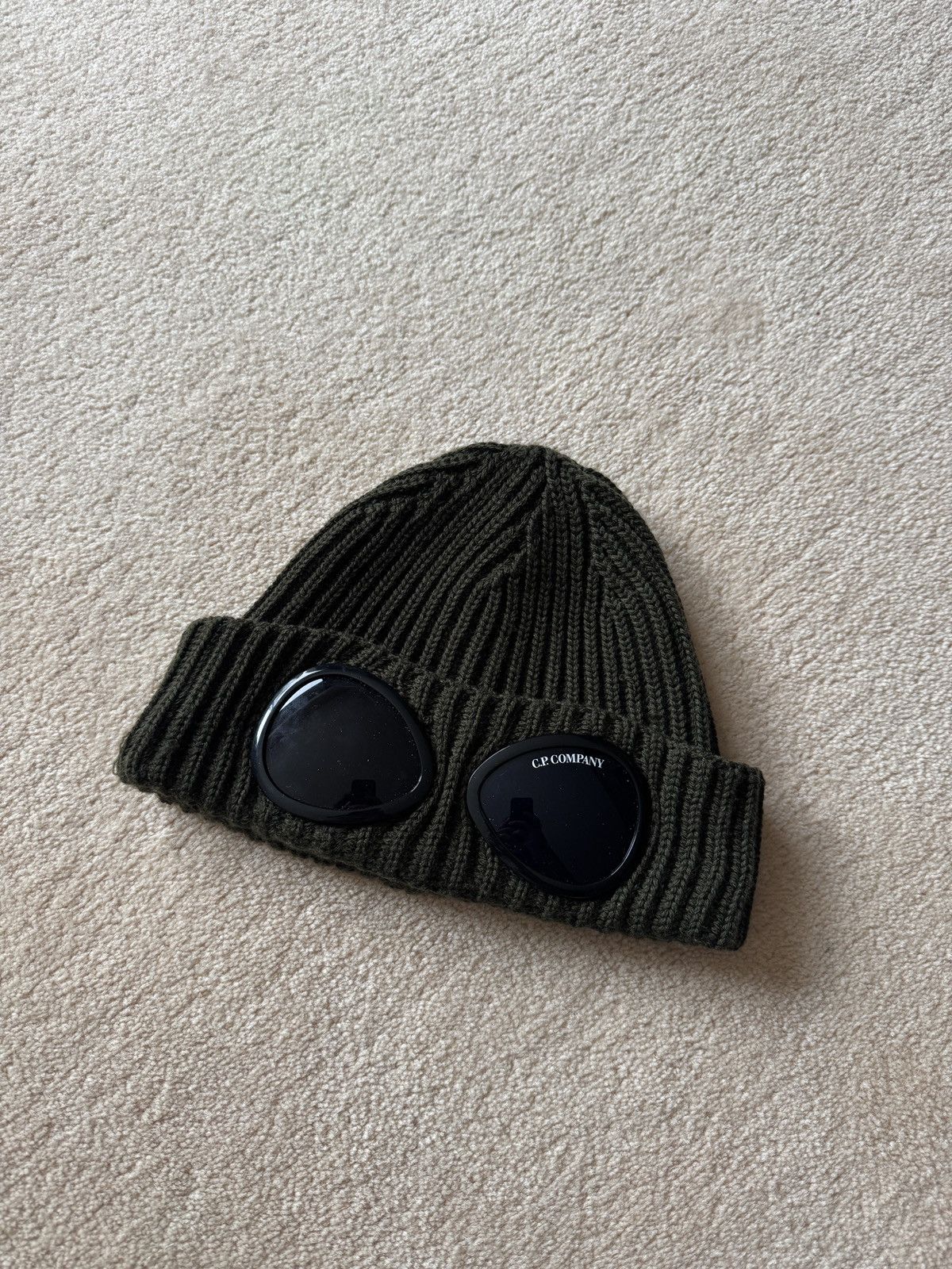 C.P. Company C.P. Company Goggles Ribbed Beanie Size ONE SIZE - 2 Thumbnail