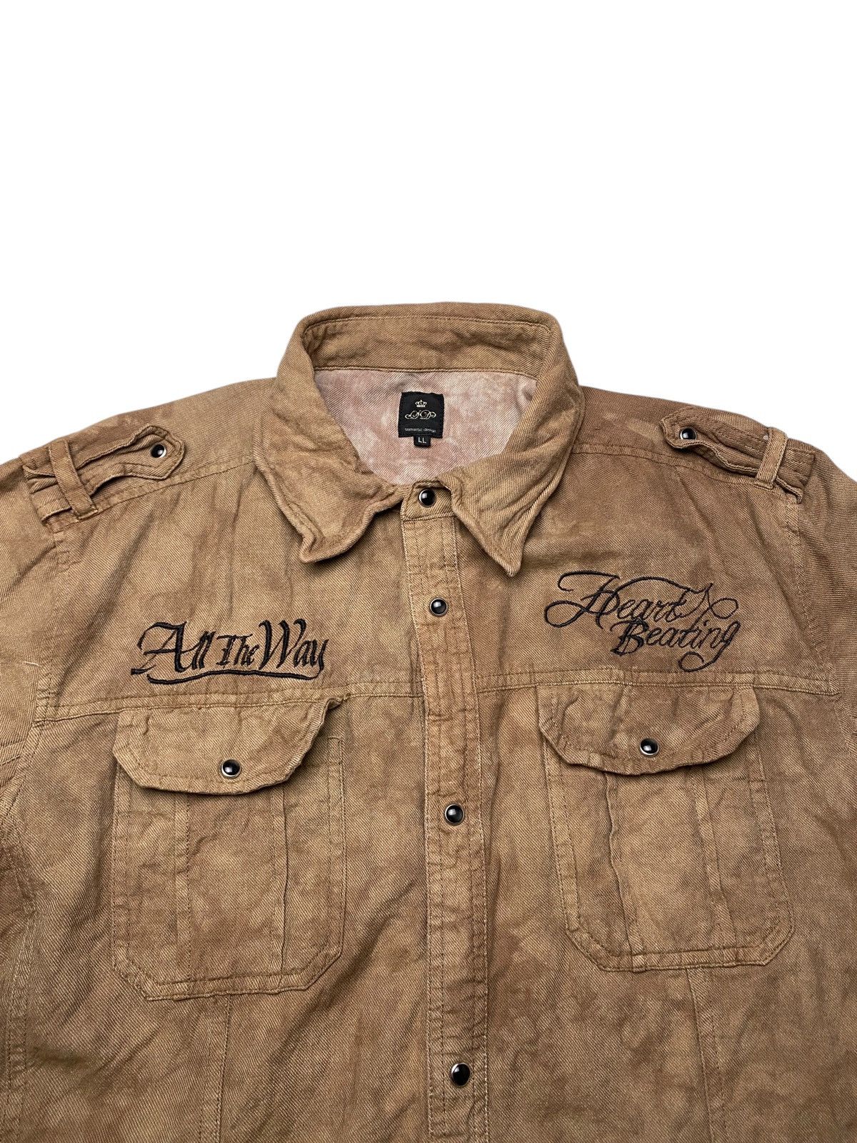 If Six Was Nine 2000's In The Attic Poem Mudwash Button Ups Size US M / EU 48-50 / 2 - 4 Thumbnail