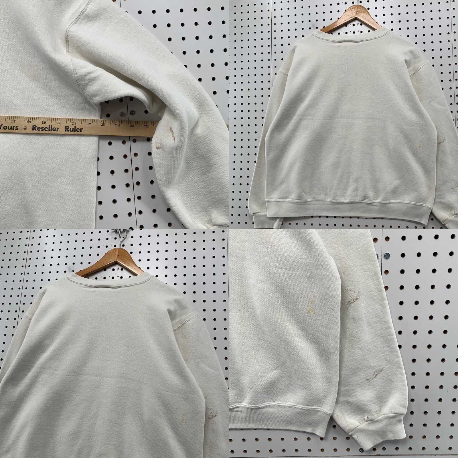 Planet Hollywood VINTAGE Planet Hollywood Sweatshirt Mens L White Las Vegas Crewneck USA Size US L / EU 52-54 / 3 - 10 Thumbnail