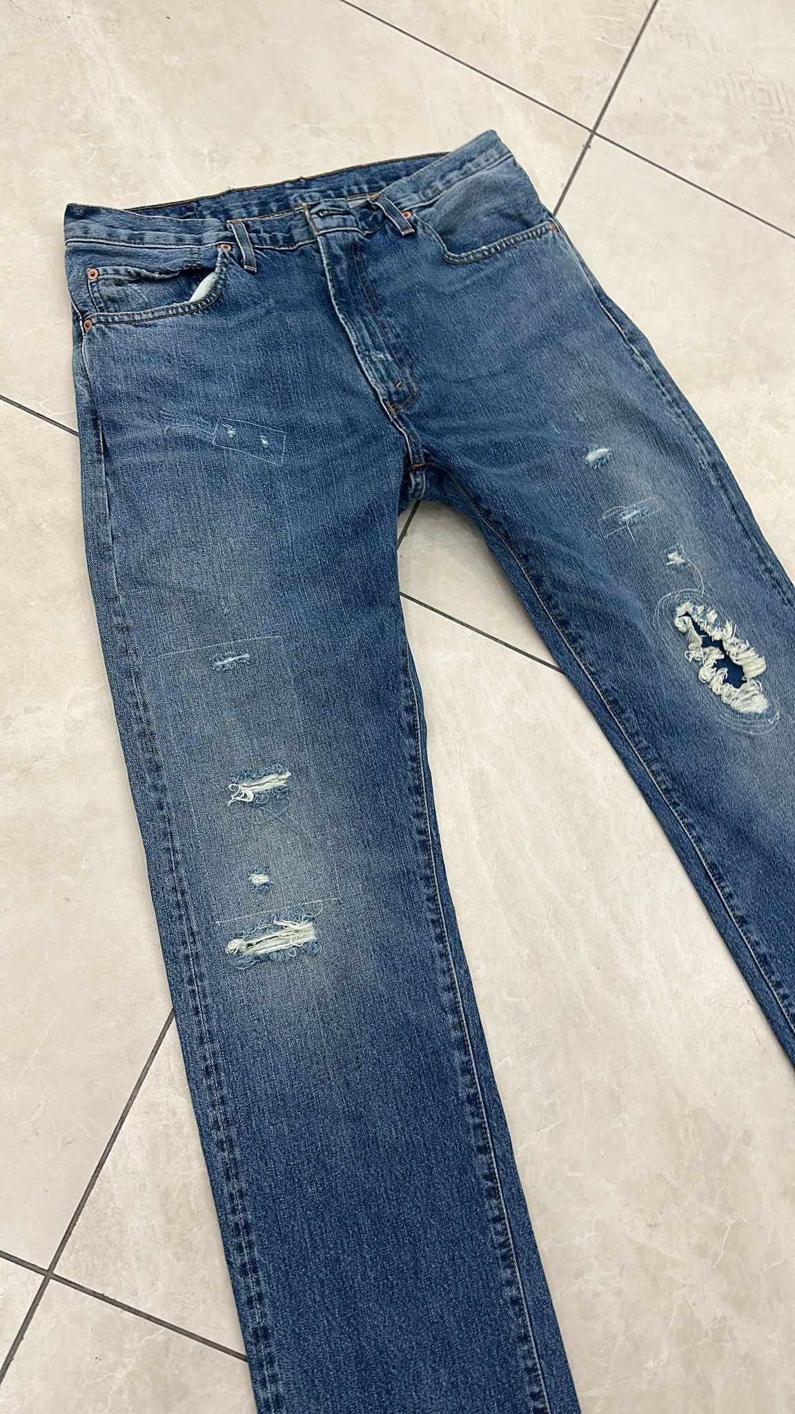 Levi's Vintage Clothing LVC Levi's Vintage Clothing 1967 505-0217 BigE Selvedge Jean Size US 36 / EU 52 - 4 Thumbnail