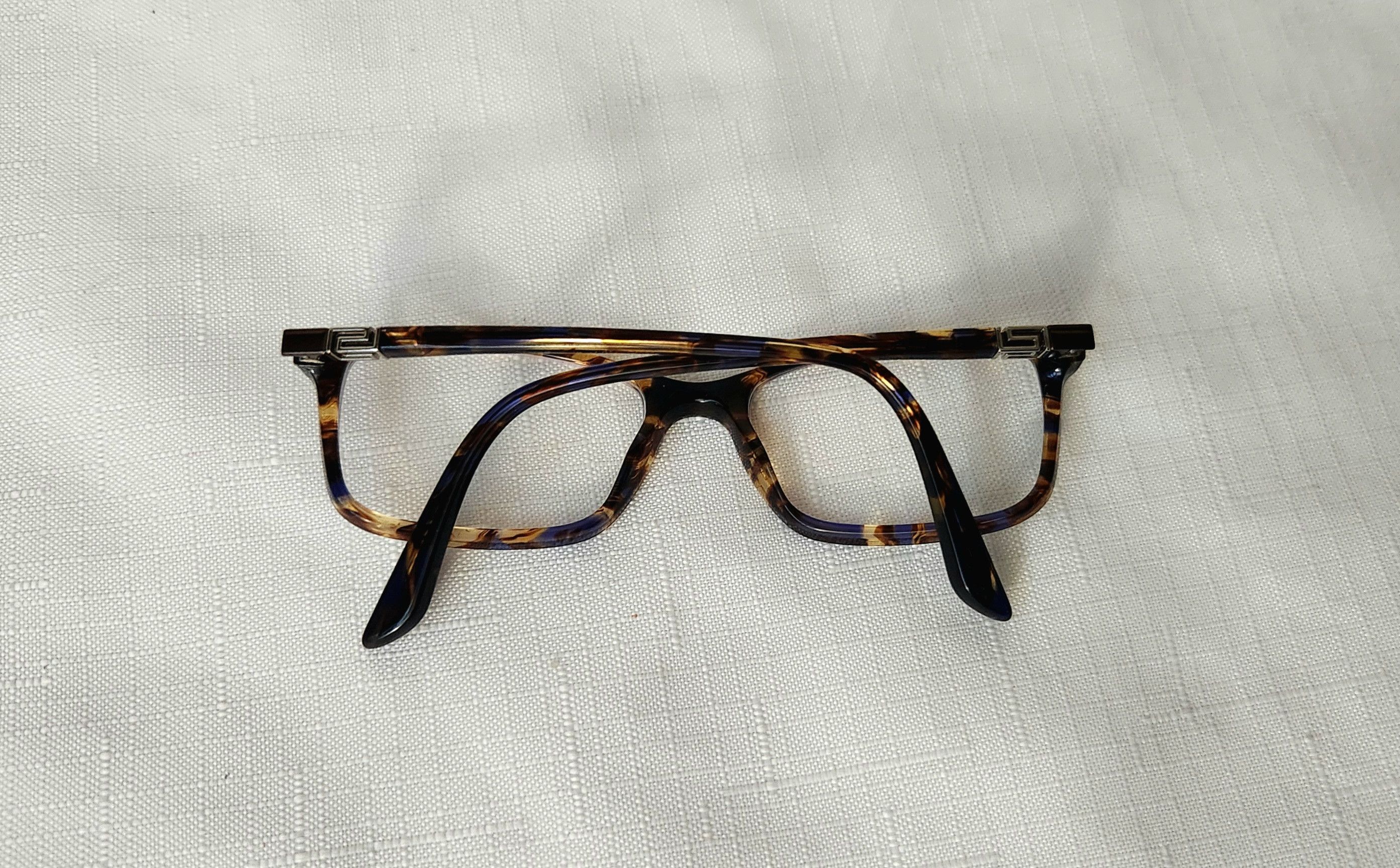 Designer × Versace Versace MOD. 3163 992 Brown Tortoise Eyeglasses Frames Size ONE SIZE - 7 Thumbnail
