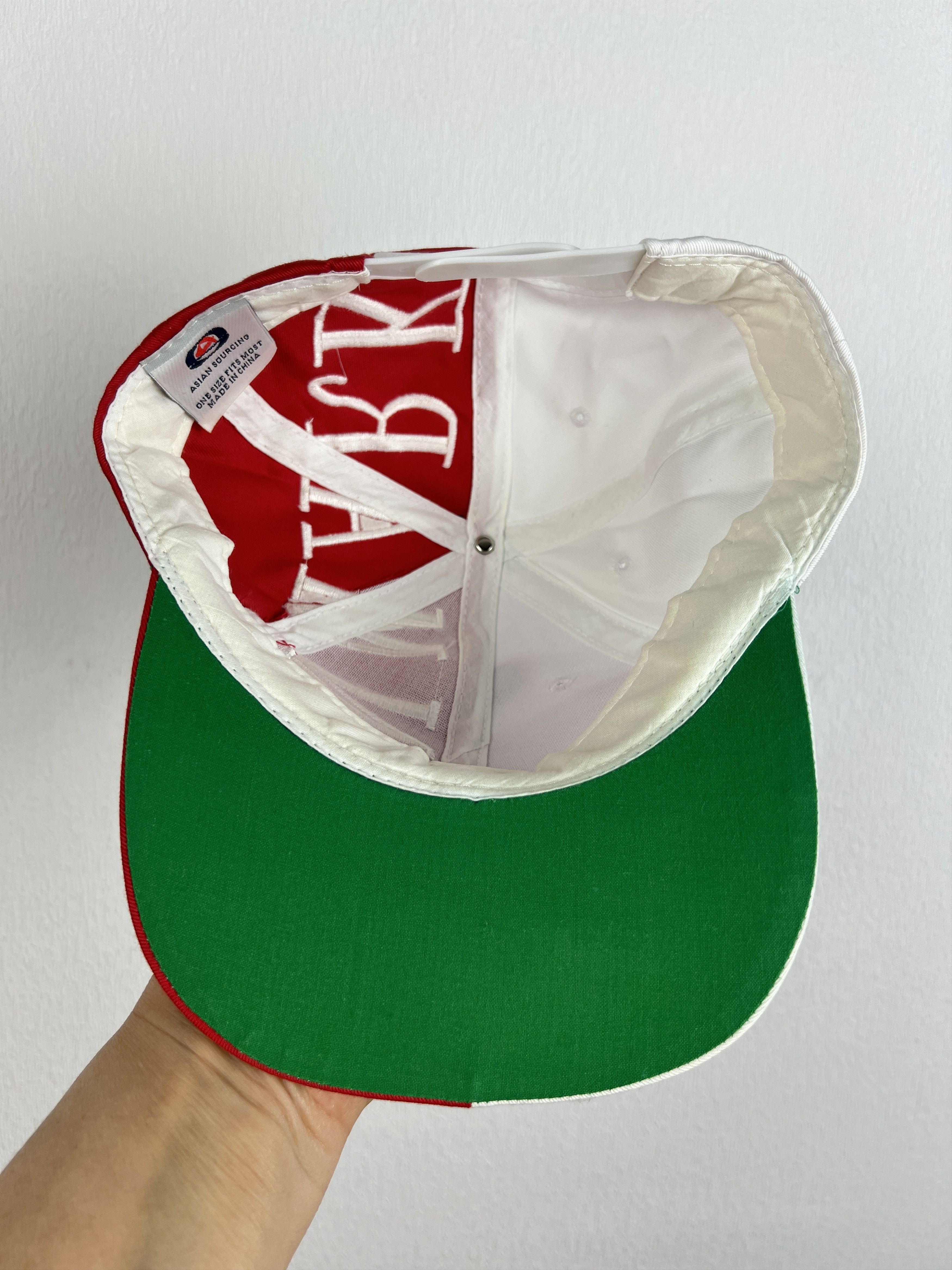 Vintage Danmark National Team Cap Hat Snapback Over Print Rare Size ONE SIZE - 8 Thumbnail