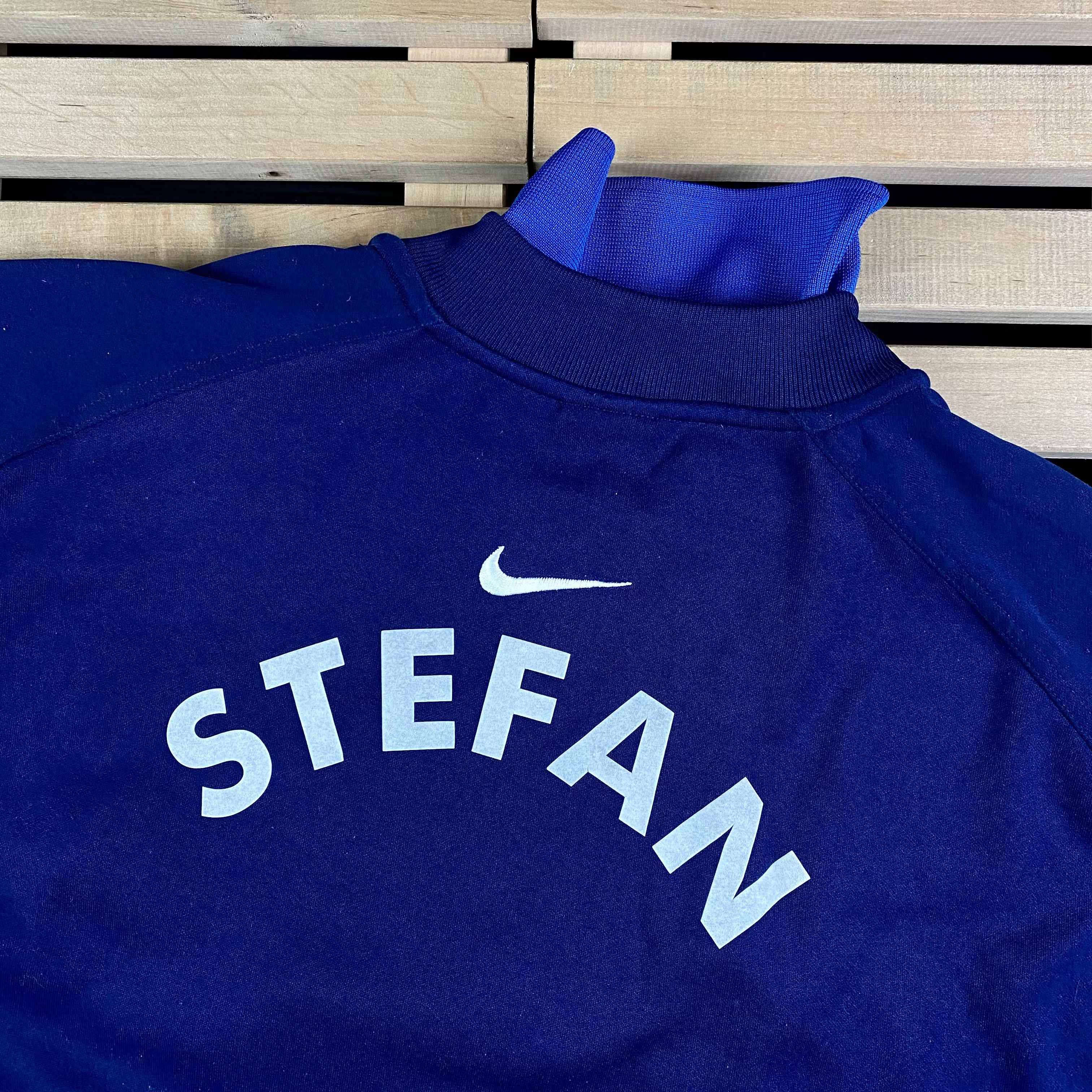 Nike × Vintage Mens Sweatshirt Pullover Nike Vintage Big Swoosh Size L Size US L / EU 52-54 / 3 - 9 Thumbnail