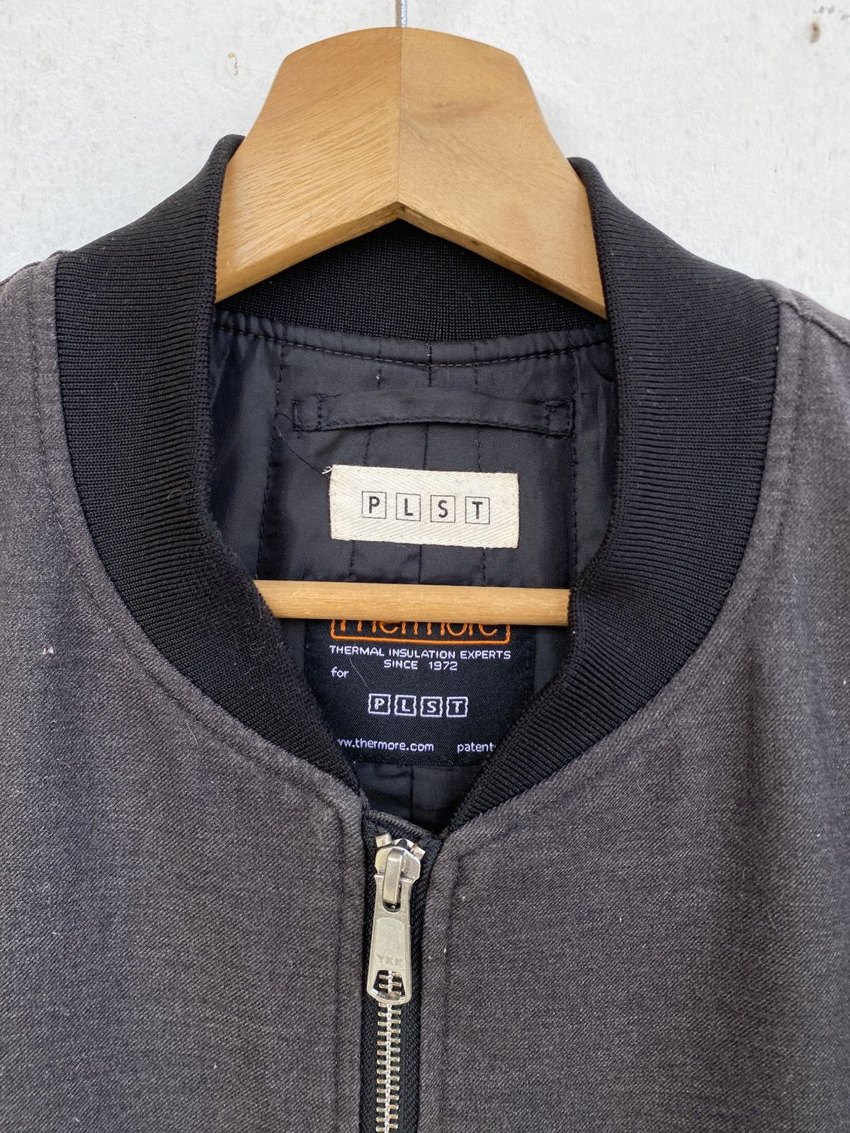 Japanese Brand PLST Charcoal Grey Thermore Insulated Jacket (Size M) Size US M / EU 48-50 / 2 - 9 Thumbnail