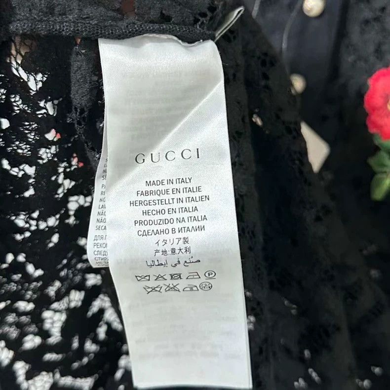 Gucci Gucci Hollow-in lace short sleeves 2504-Nextarrow Size S / US 4 / IT 40 - 3 Thumbnail