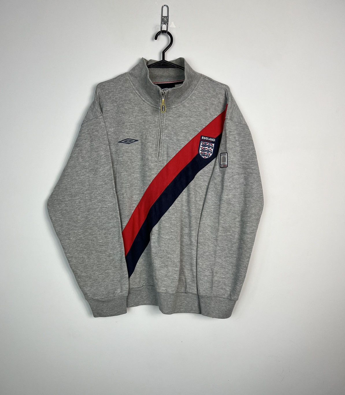 Vintage Sweatshirt Umbro England Football Vintage 90’s Size US XL / EU 56 / 4 - 1 Thumbnail