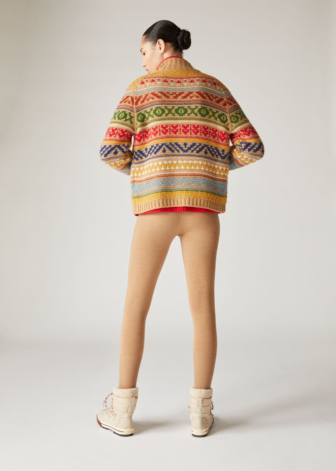 Loro Piana o1srvl11e0125 Gentle Wool Leggings in Camel Size 28" / US 6 / IT 42 - 3 Thumbnail