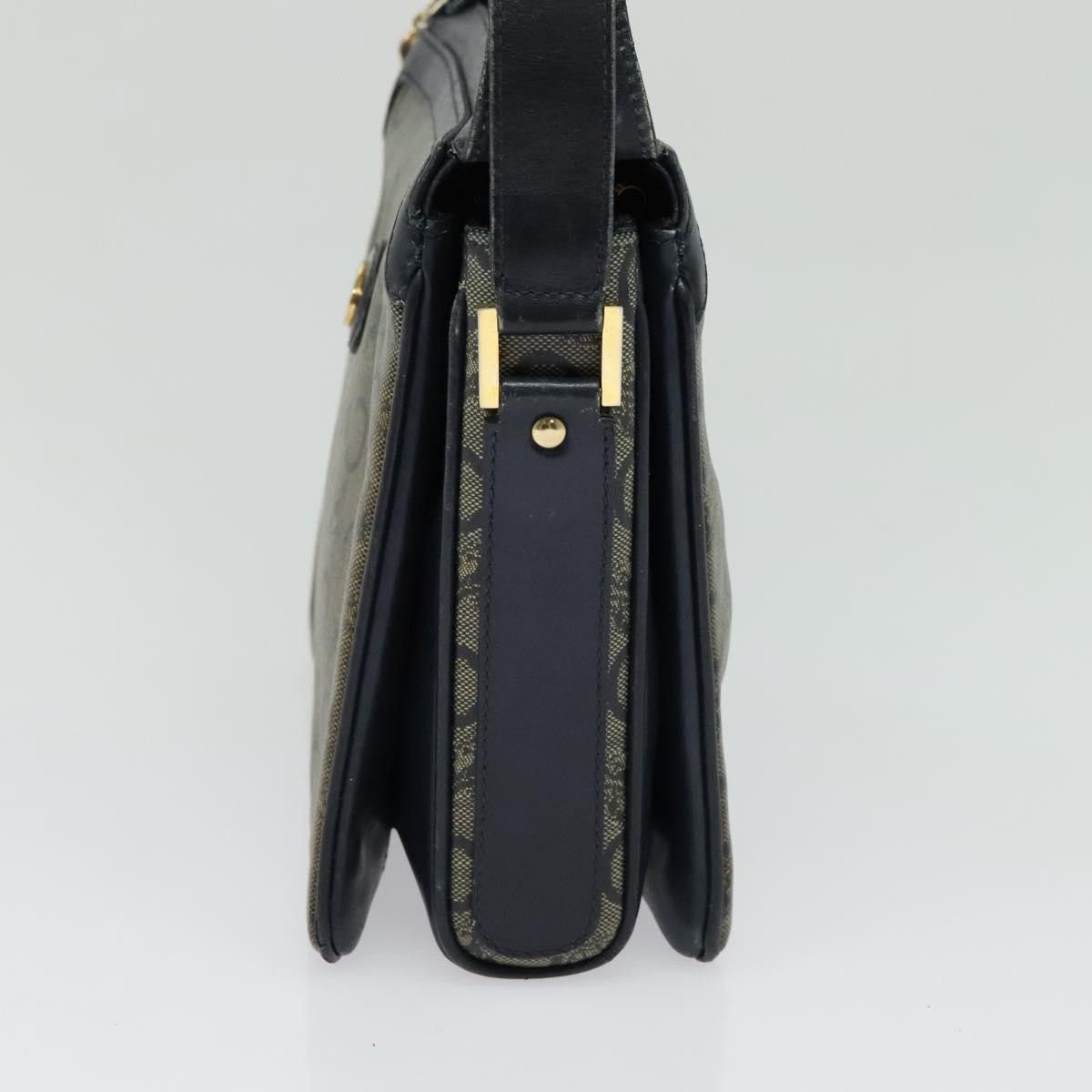 Celine CELINE C Sulky Shoulder Bag Pvc Navy Gold Size ONE SIZE - 5 Thumbnail