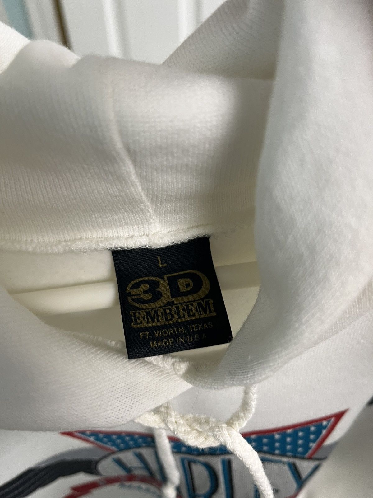 Harley Davidson Vintage 1991 Harley Davidson 3D Emblem White Hoodie Size US L / EU 52-54 / 3 - 5 Thumbnail