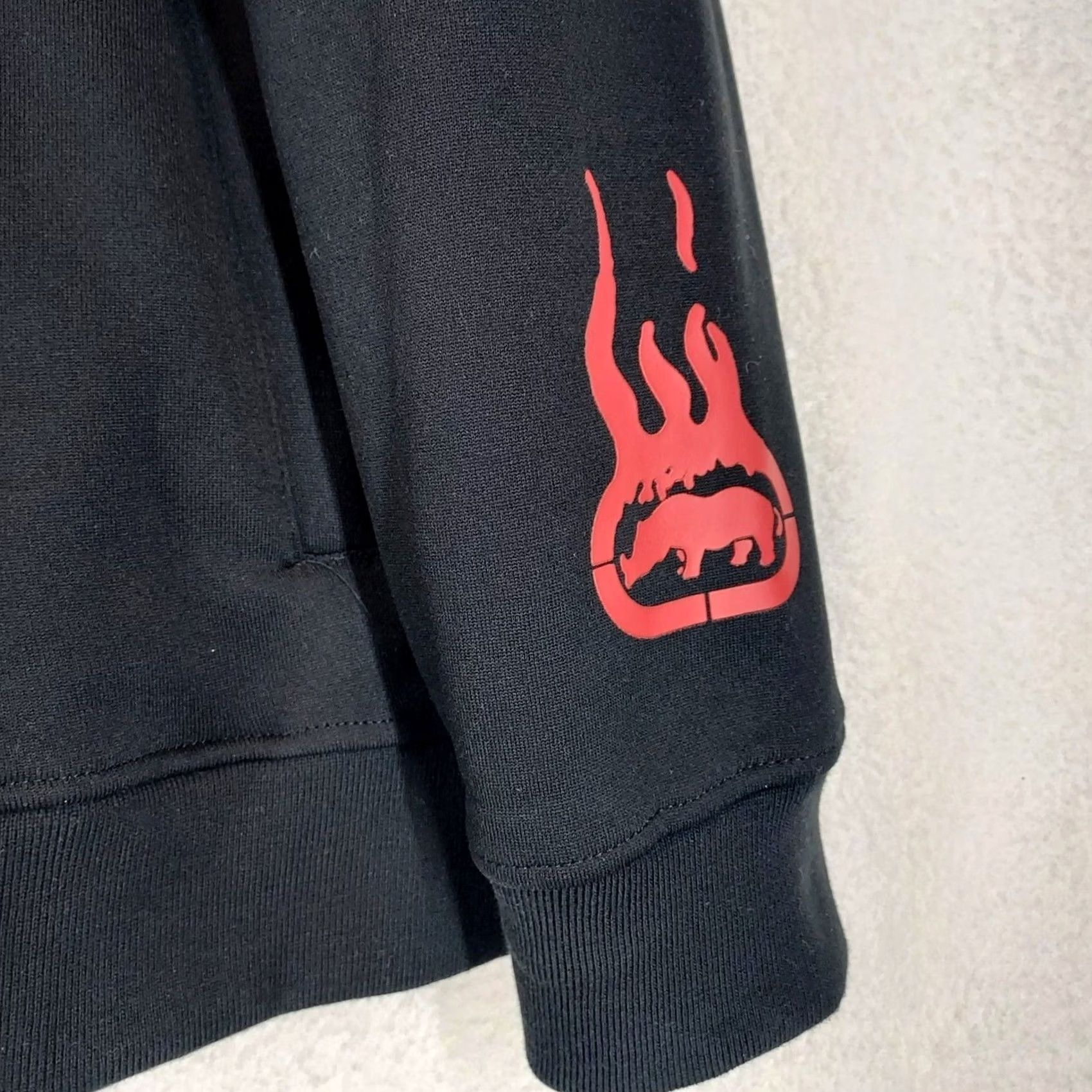 Ecko Unltd. Ecko Unltd Marvel Spider-Man Varsity Bomber Jacket Men’s XL Black NWT Logo Button Mid-Length Polyester Fleece Jacket Size US XL / EU 56 / 4 - 3 Thumbnail