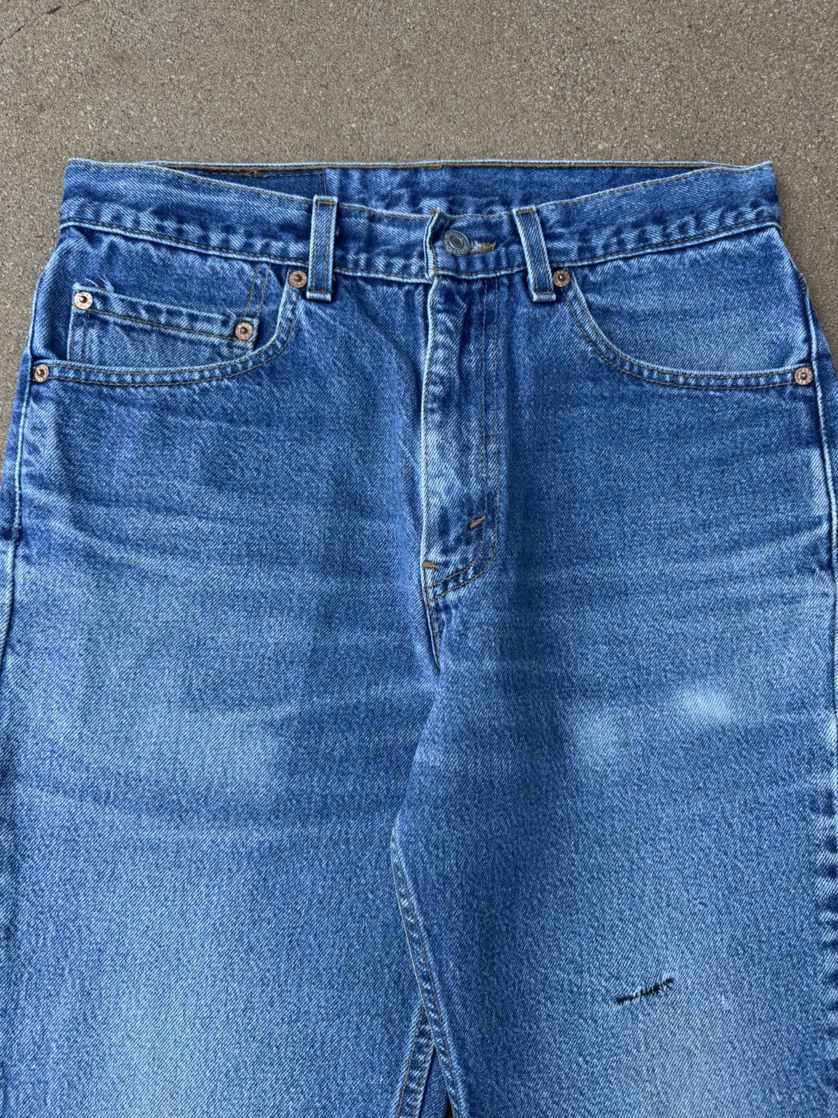Levi's Vtg 90’s Levi’s 517 Red Tab Bootcut Flare Denim Jeans 30x30 Size US 30 / EU 46 - 4 Thumbnail