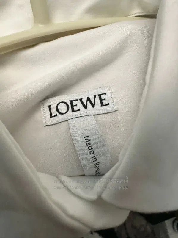 Loewe Loewe White Cotton Women's Shirt . Size XS / US 0-2 / IT 36-38 - 3 Thumbnail