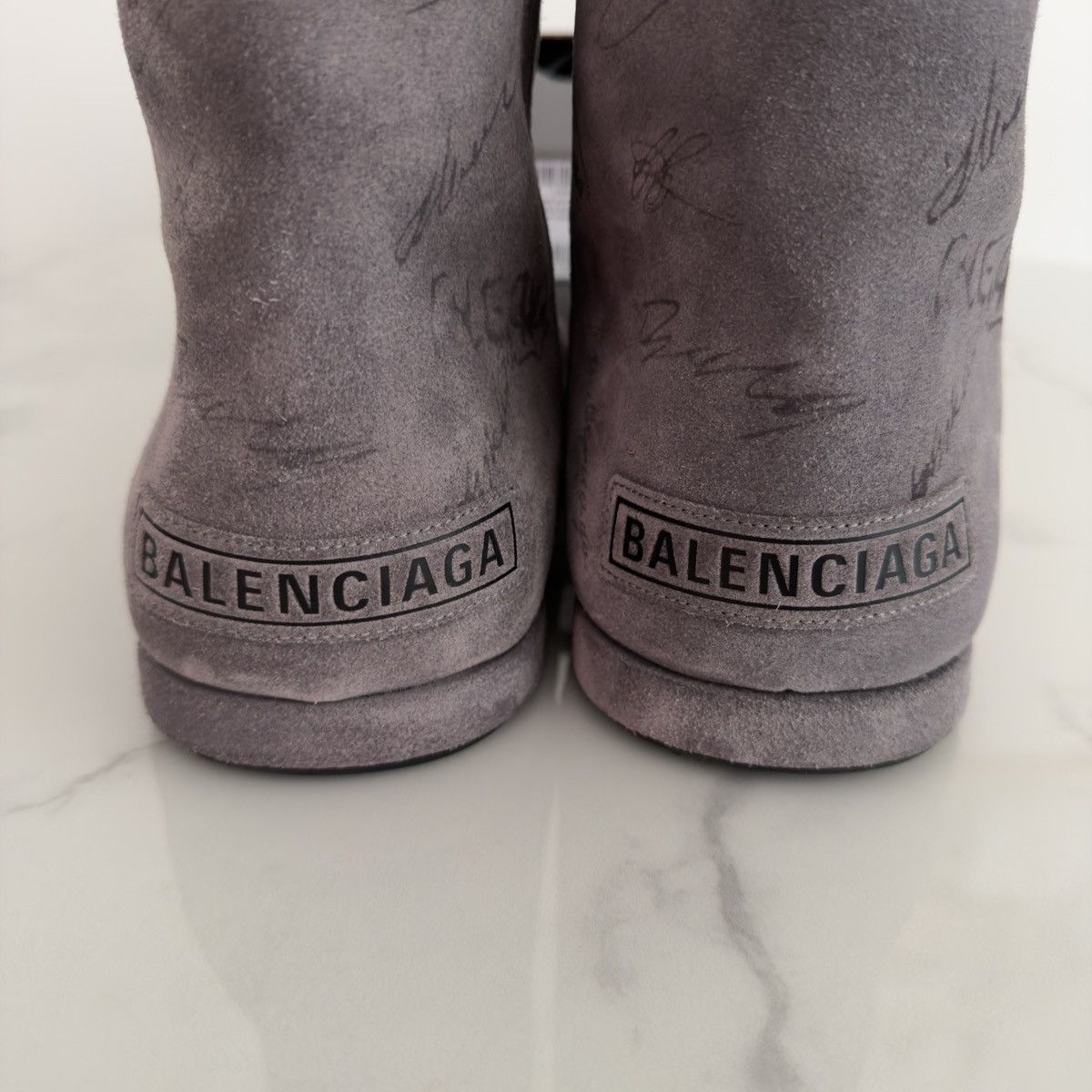 Balenciaga Balenciaga Alaska Soft Bootie Suede Print 🚫READ DESCRIPTION🚫 Size US 11 / EU 44 - 4 Thumbnail