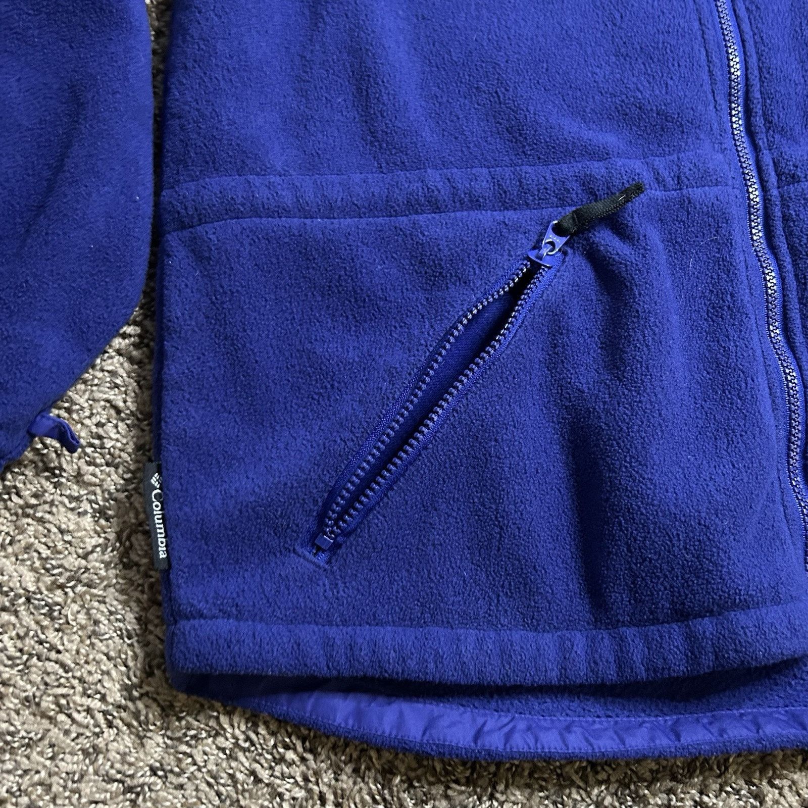 Columbia Columbia Womens M Fleece Full Zip Up Mock Neck Sweatshirt Size M / US 6-8 / IT 42-44 - 2 Thumbnail