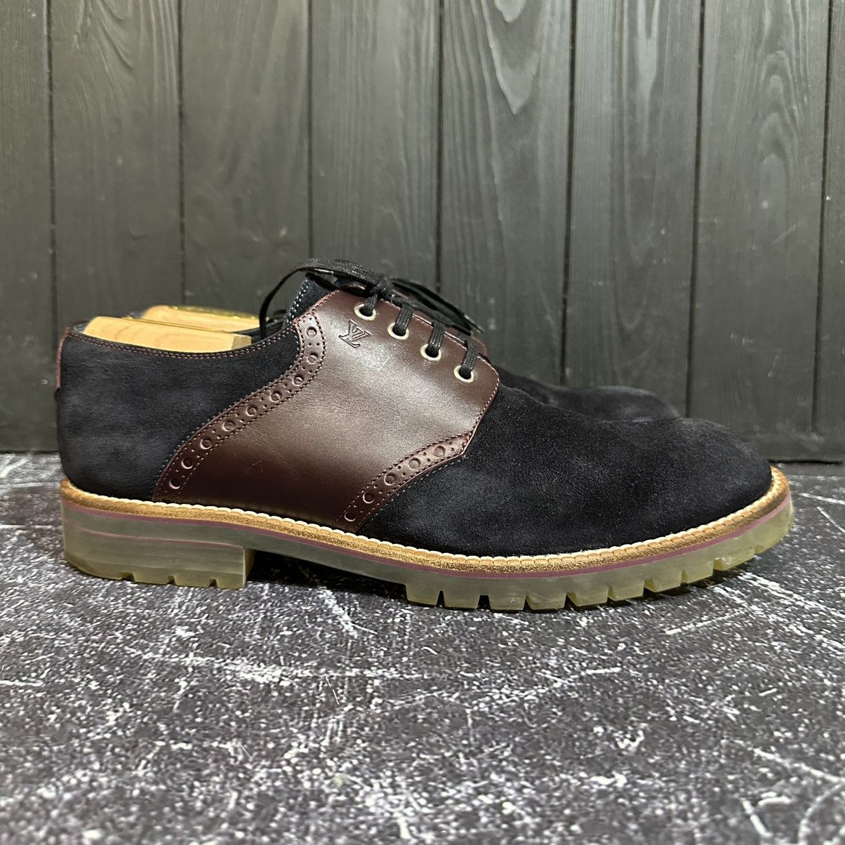 Louis Vuitton LOUIS VUITTON - Men’s Suede/Leather Derby Shoes Size 8 Size US 8 / EU 41 - 4 Thumbnail