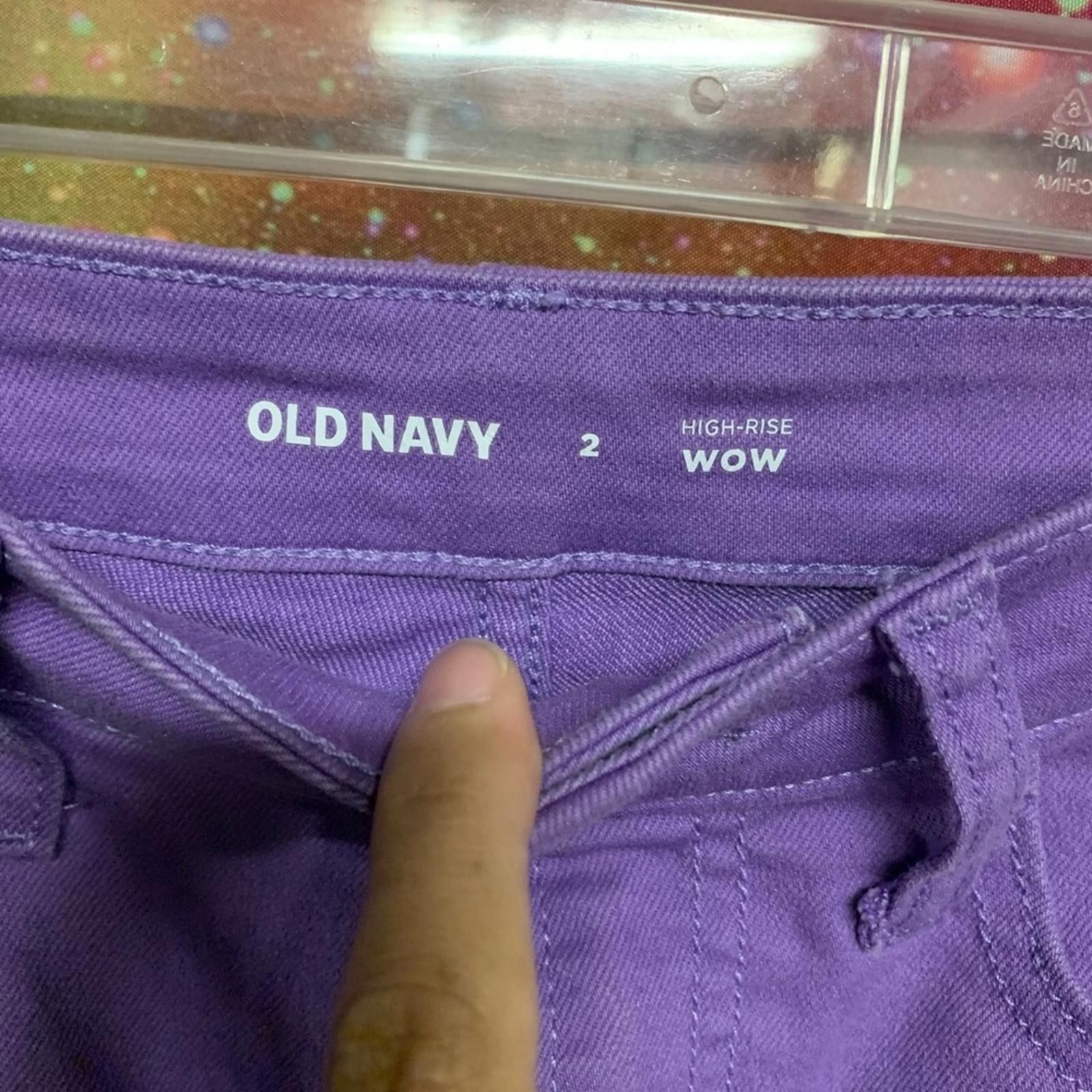Old Navy Old Navy High Waist Purple Shorts Size 26" / US 2 / IT 38 - 2 Thumbnail