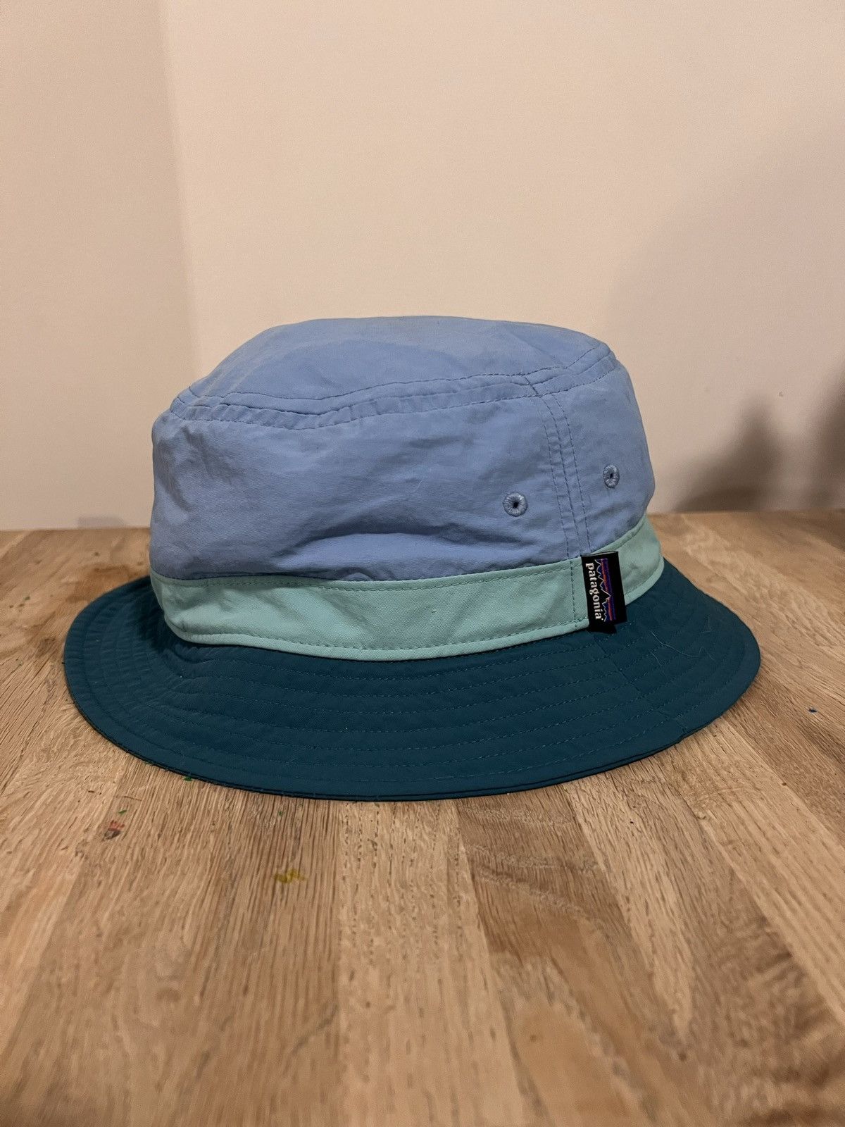 Patagonia × Vintage Patagonia Two Tone Bucket Hat 🎩 Size ONE SIZE - 5 Thumbnail