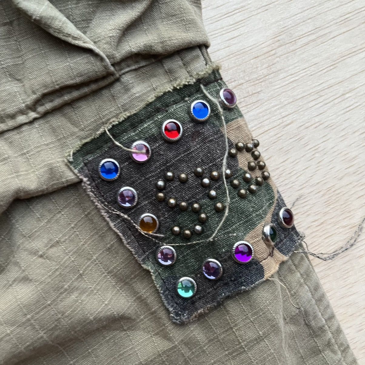 Japanese Brand SNATCH JEANS #03614 VINTAGE CARGO Y2K like GOA JAPAN Size 30" / US 8 / IT 44 - 4 Thumbnail
