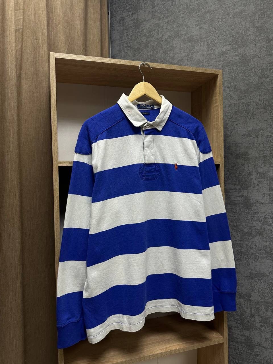 Polo Ralph Lauren × Vintage Vintage Polo Ralph Lauren Rugby PRL Sweatshirt Size US XL / EU 56 / 4 - 3 Thumbnail