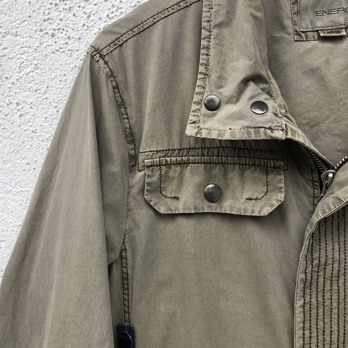 Energie Energie Italy Green Military Parka Jacket Size US L / EU 52-54 / 3 - 4 Thumbnail