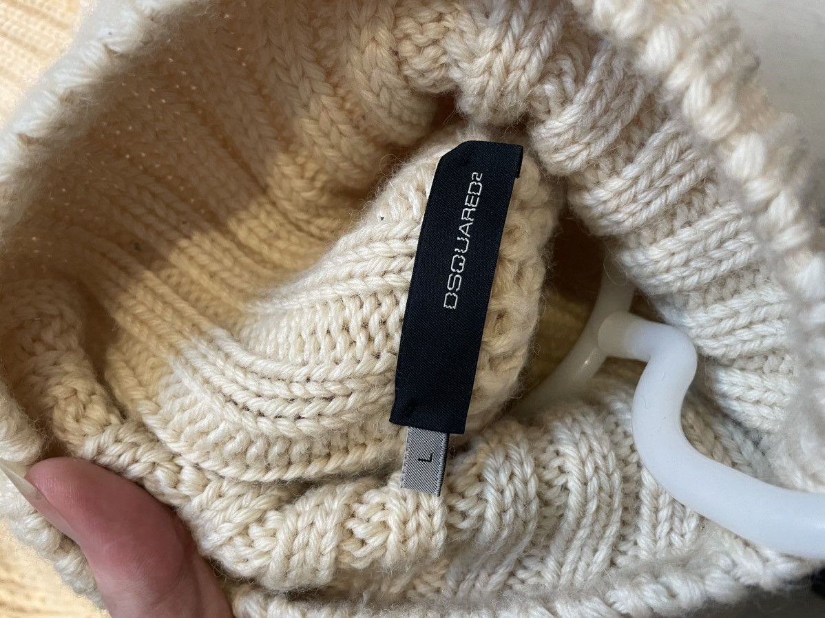 Dsquared2 Dsquared2 AW05 Jesus Loves Me Knit Wool Turtleneck sweater Size L / US 10 / IT 46 - 7 Thumbnail