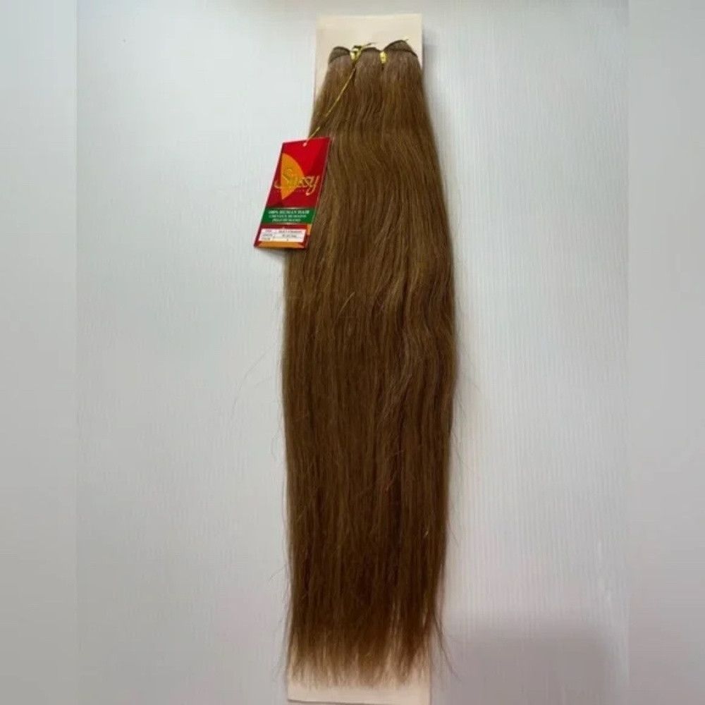 Other Straight Human hair Natural light Brown 18 In Extension Wef Size ONE SIZE - 3 Thumbnail
