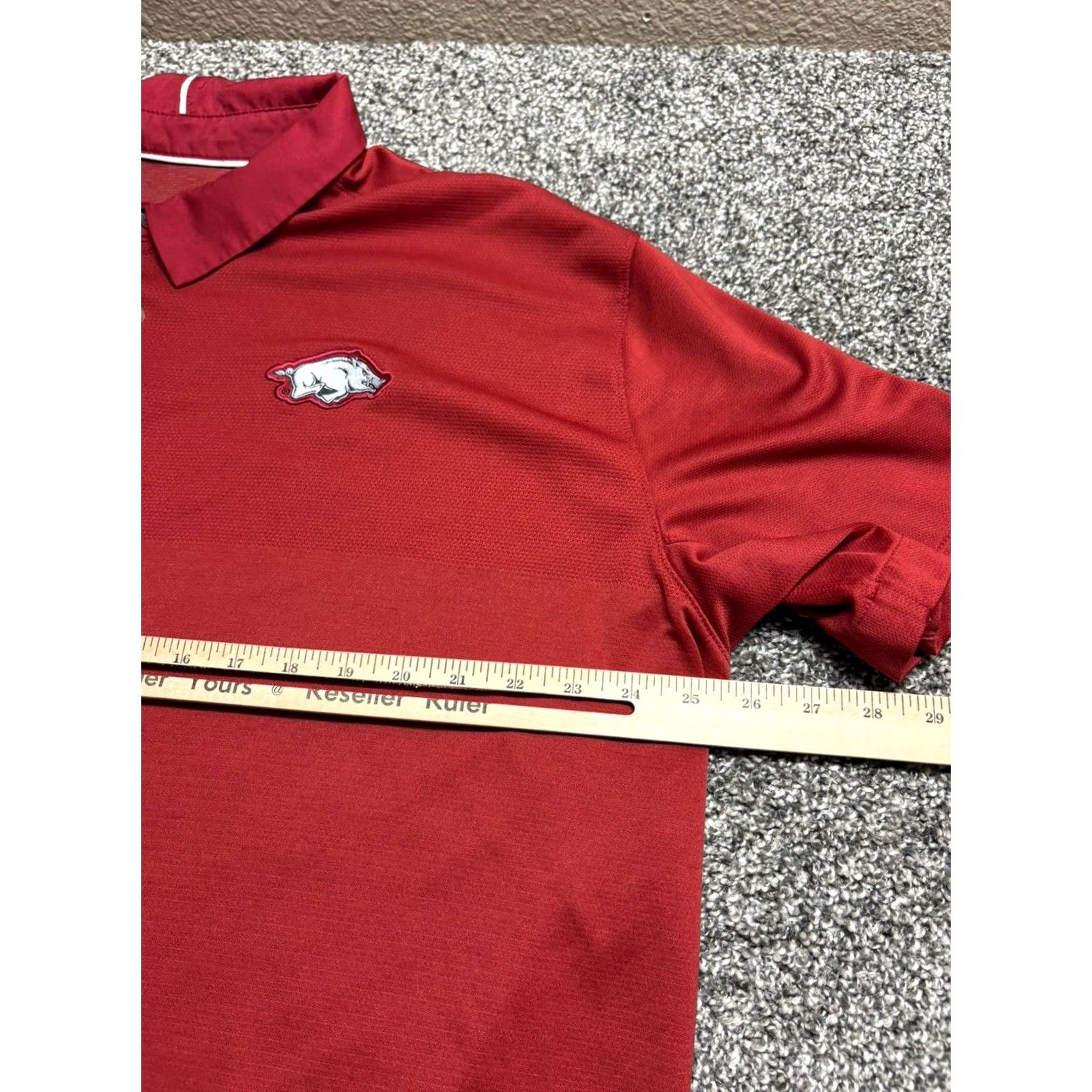Nike Arkansas Razorbacks Nike Logo Polo Shirt XXL Red Short Sleeve Size US XXL / EU 58 / 5 - 6 Thumbnail