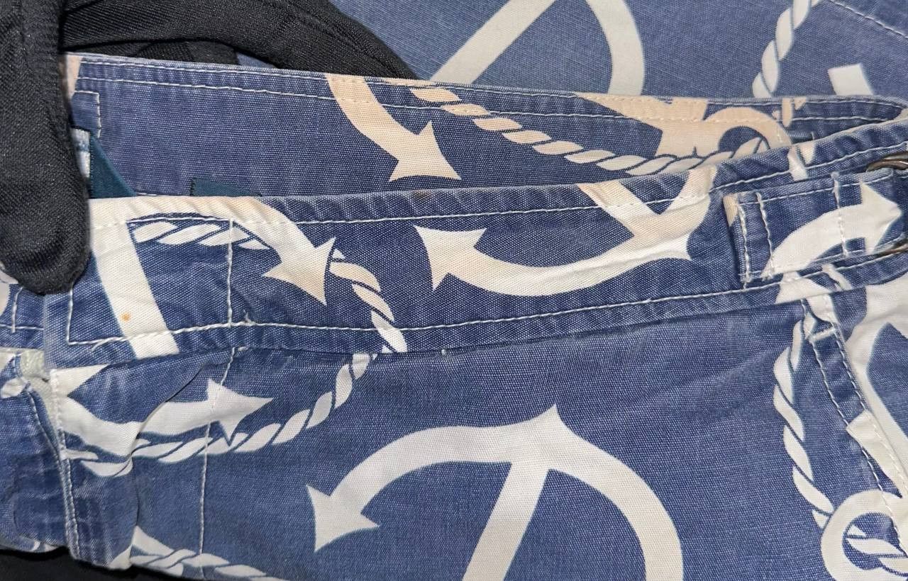 Polo Ralph Lauren × Vintage Polo Ralph Lauren Swimwear Swim Shorts anchor Beach yacht Size US 33 - 5 Thumbnail