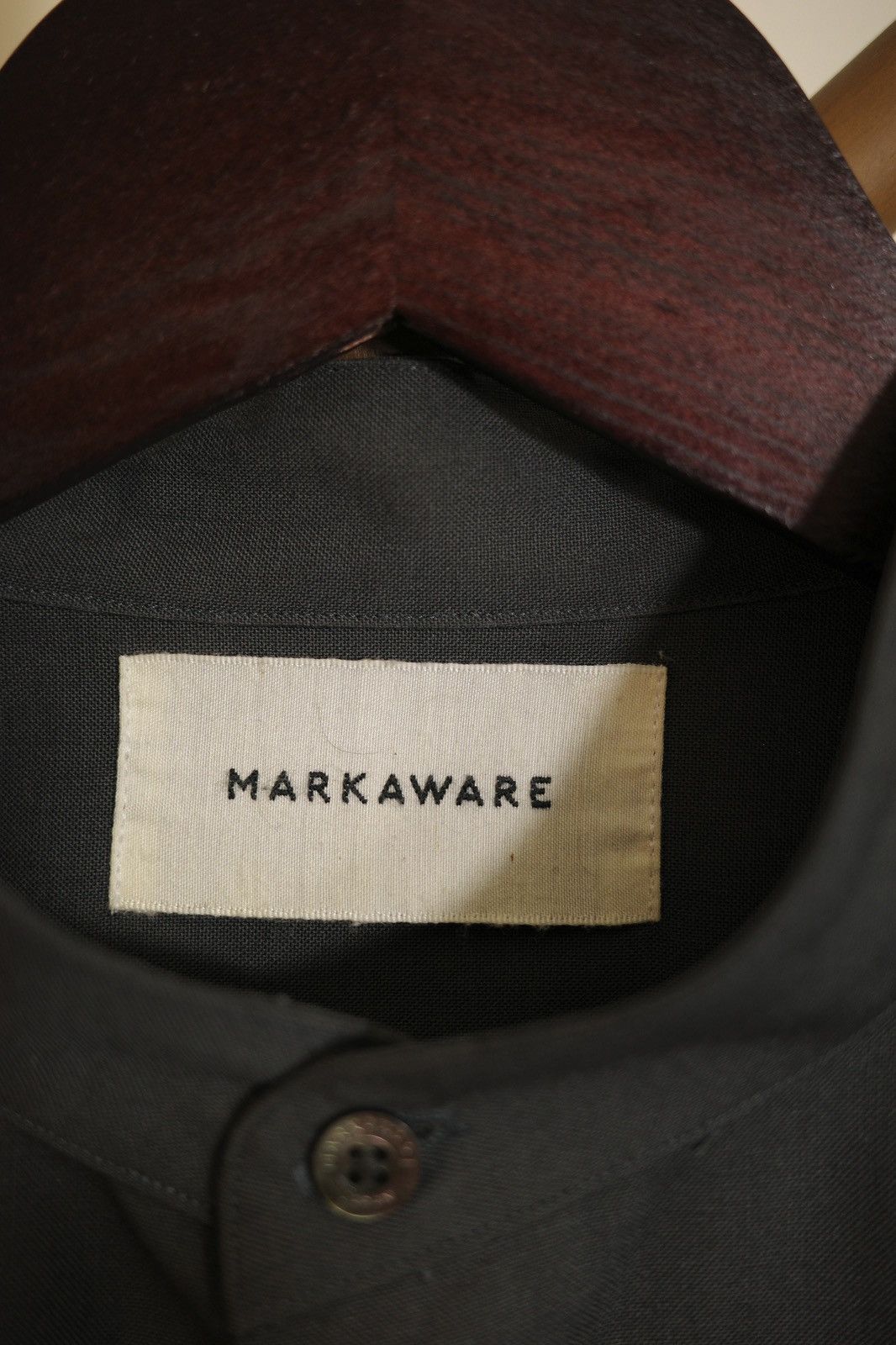Markaware Markaware Henry collar wool shirt Size US M / EU 48-50 / 2 - 4 Thumbnail