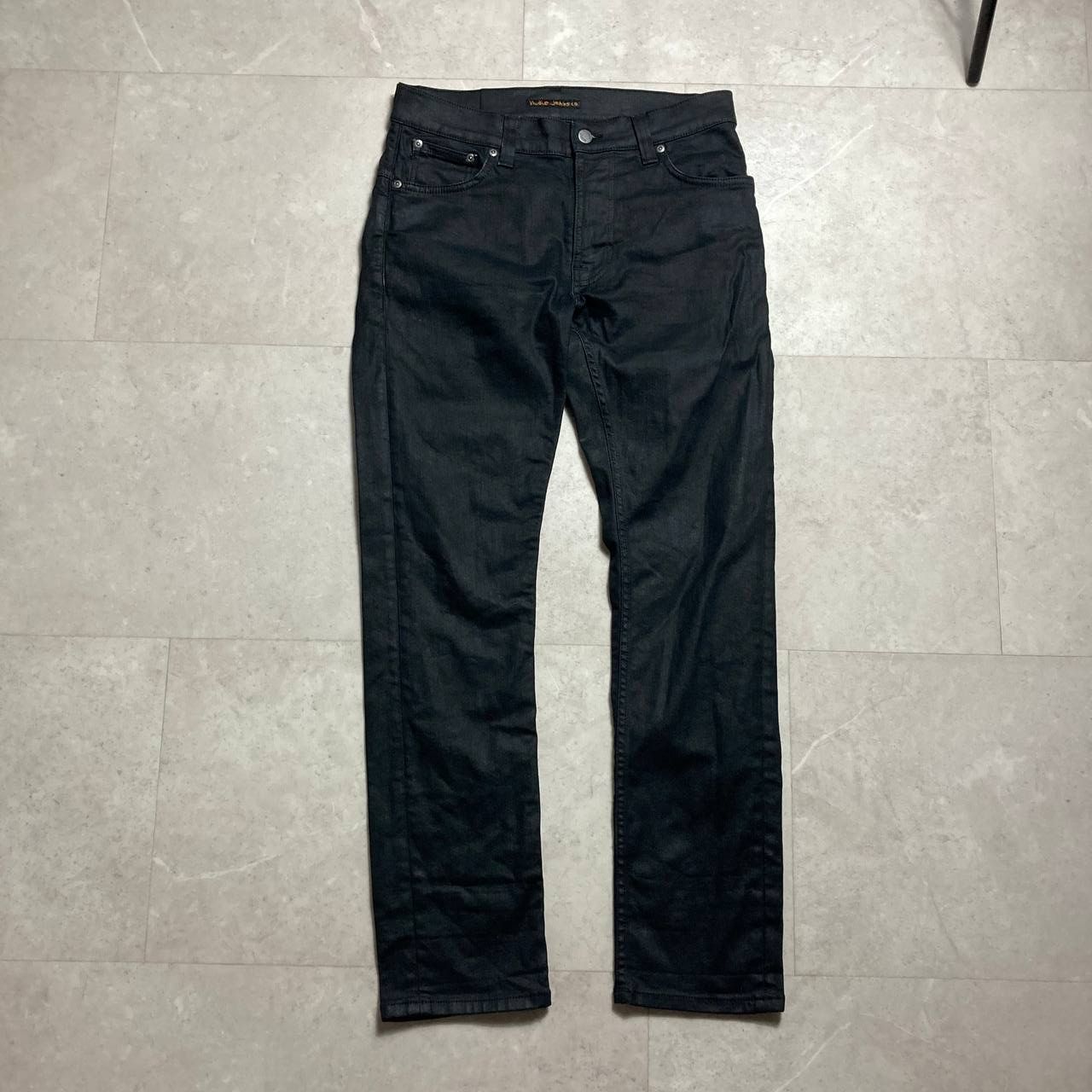 Nudie Jeans Nudie Jeans Thin Finn Back 2 Black 12Oz Selvage Size US 30 / EU 46 - 1 Thumbnail