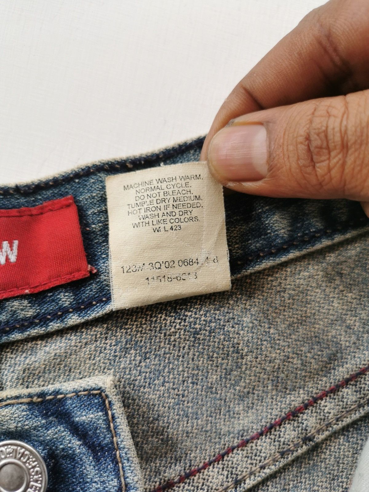 Levi's Superlow Bootcut Vintage Levis 518 Denim Jeans Size 29" - 10 Thumbnail