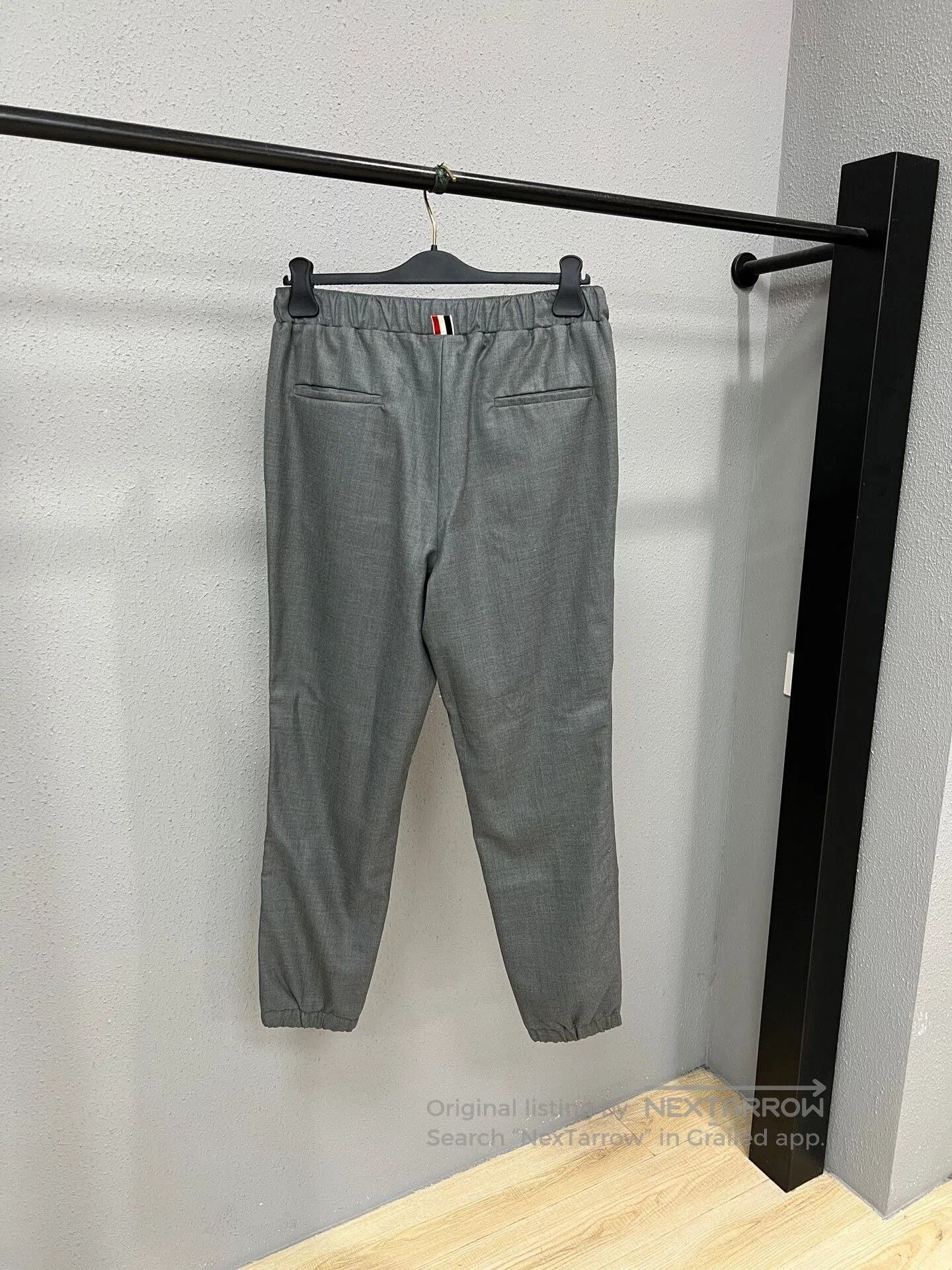 Thom Browne gray wool casual pants by Thom Browne. Size US 26 / EU 42 - 2 Thumbnail