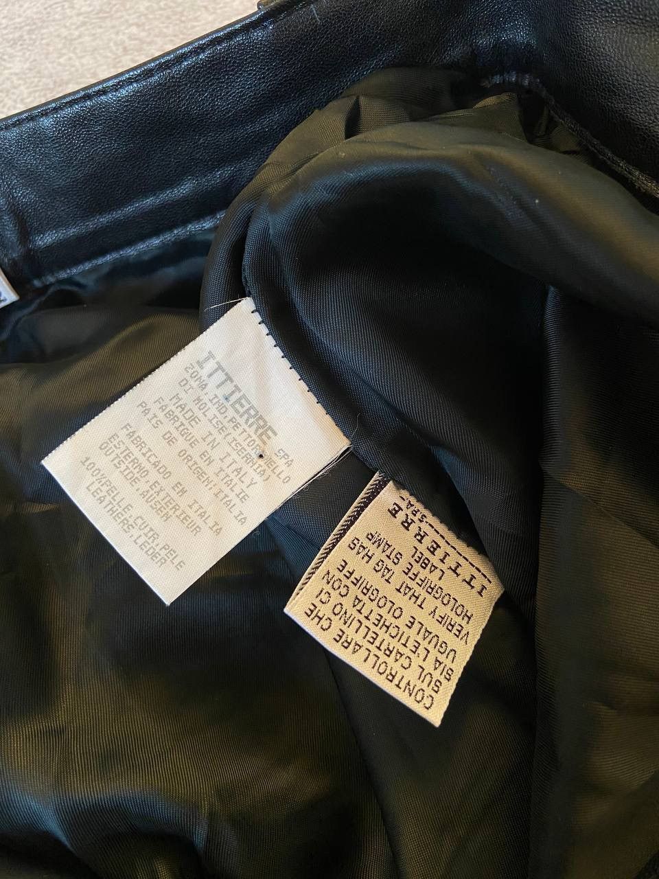 Versus Versace Versus Gianni Versace Vintage Leather Pants Iconic 90s women Size 28" / US 6 / IT 42 - 13 Thumbnail
