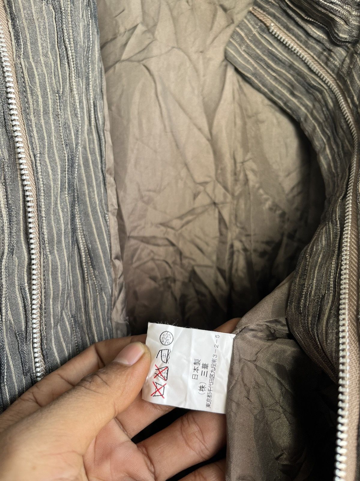 Issey Miyake carente pleated jacket /yohji/pleatsplease/cdg/prada/ Size M / US 6-8 / IT 42-44 - 9 Thumbnail