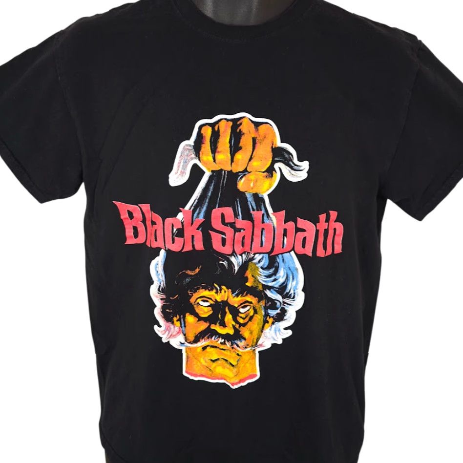 Gildan VINTAGE Black Sabbath T Shirt Mens Size Medium Mario Bava 60s Italian Horror Movie Tee Size US M / EU 48-50 / 2 - 2 Thumbnail