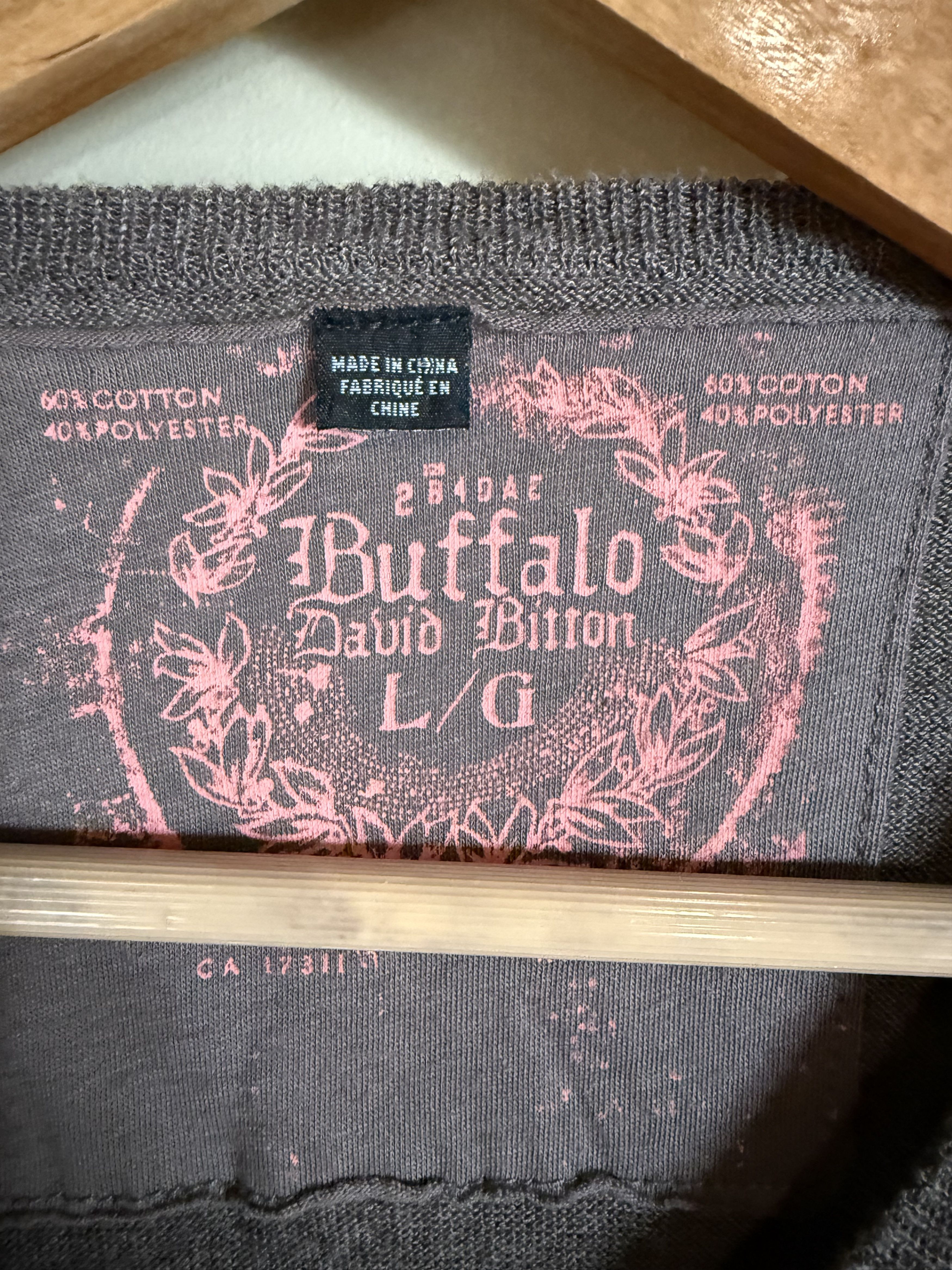 Buffalo David Bitton Buffalo David Bitton V-Neck Sweater, Taupe, Men's Large Size US L / EU 52-54 / 3 - 3 Thumbnail