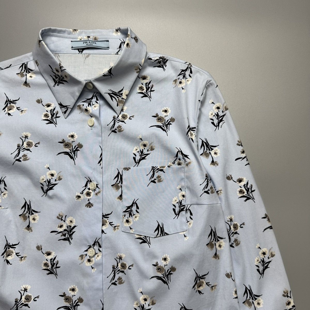 Prada Prada - Fall winter Floral Longsleeve Size S / US 4 / IT 40 - 8 Thumbnail