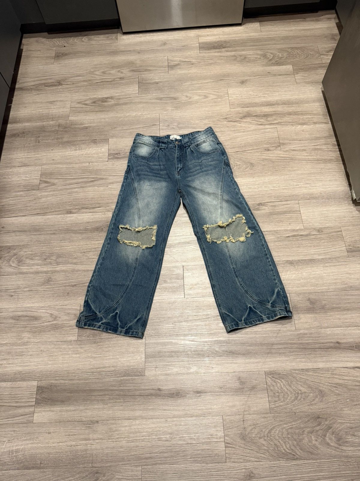 Other Neaux Doubt acid wash ripped denim Size US 34 / EU 50 - 3 Thumbnail