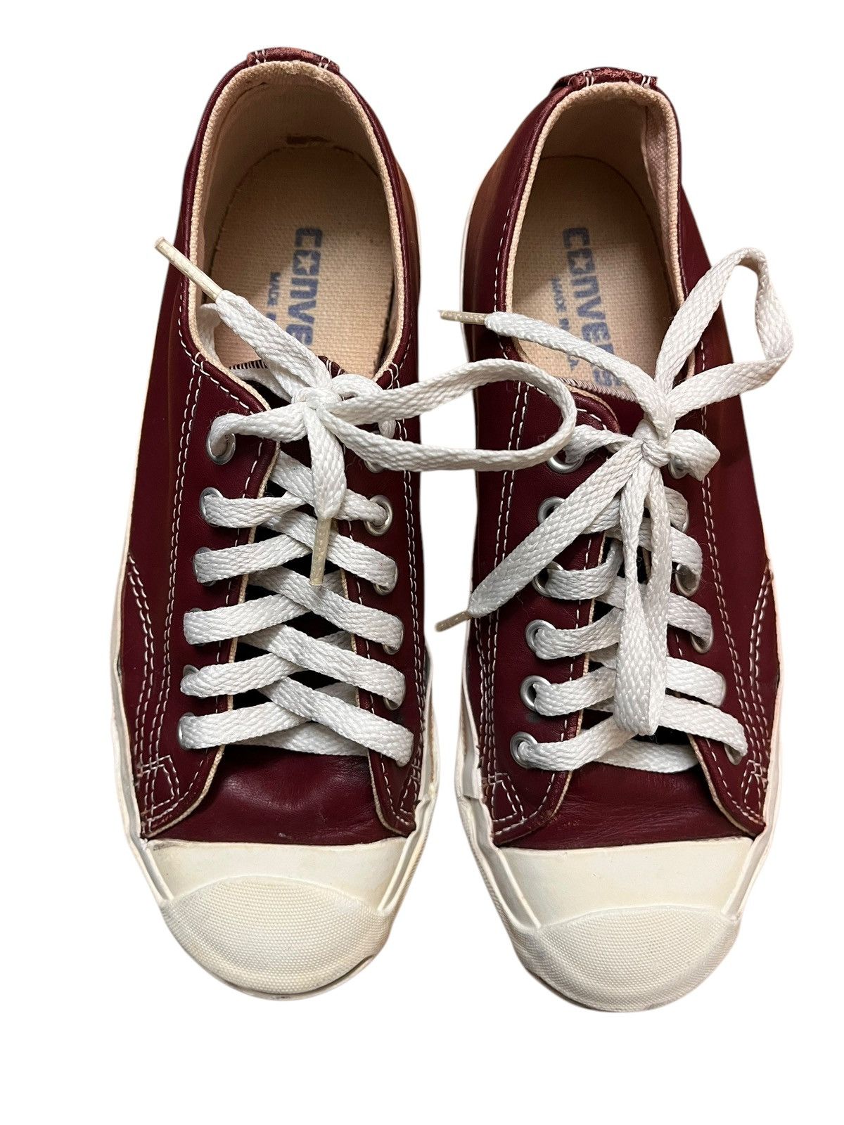 Converse × Vintage Vintage 90’s Converse Jack Purcell Sneakers Size US 4.5 / IT 34.5 - 4 Thumbnail