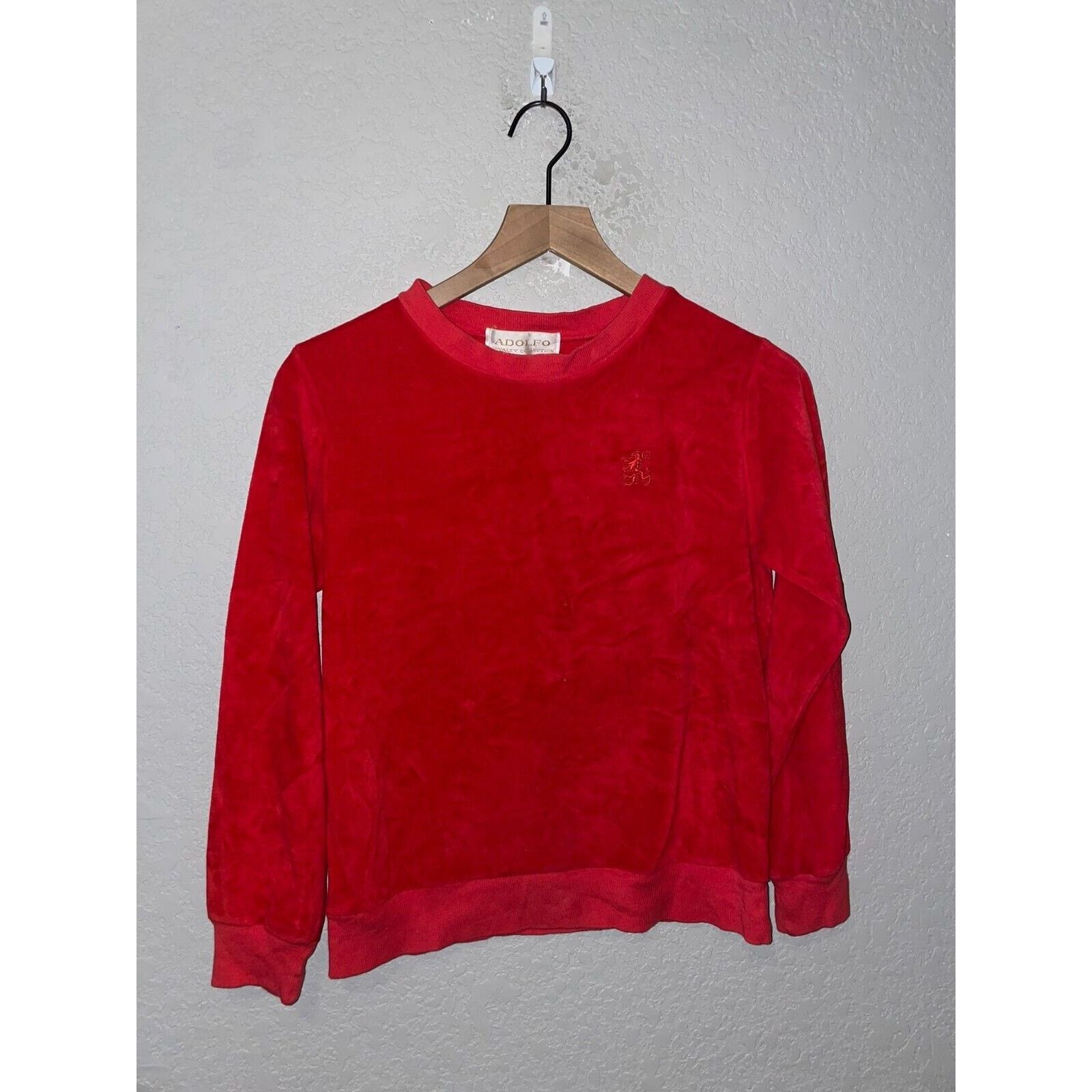 Vintage Womens Vintage Adolfo Royalty Sweater Collection Red medium Size M / US 6-8 / IT 42-44 - 1 Thumbnail