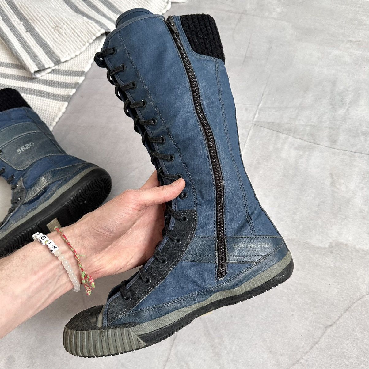 Dirk Bikkembergs Military G-Star Boxing Biker Boots Sneakers Shoes Size US 7 / EU 40 - 11 Thumbnail