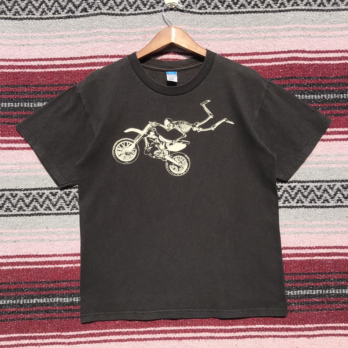 Vintage Vintage Skull Motorcycle Tee Size US M / EU 48-50 / 2 - 1 Thumbnail