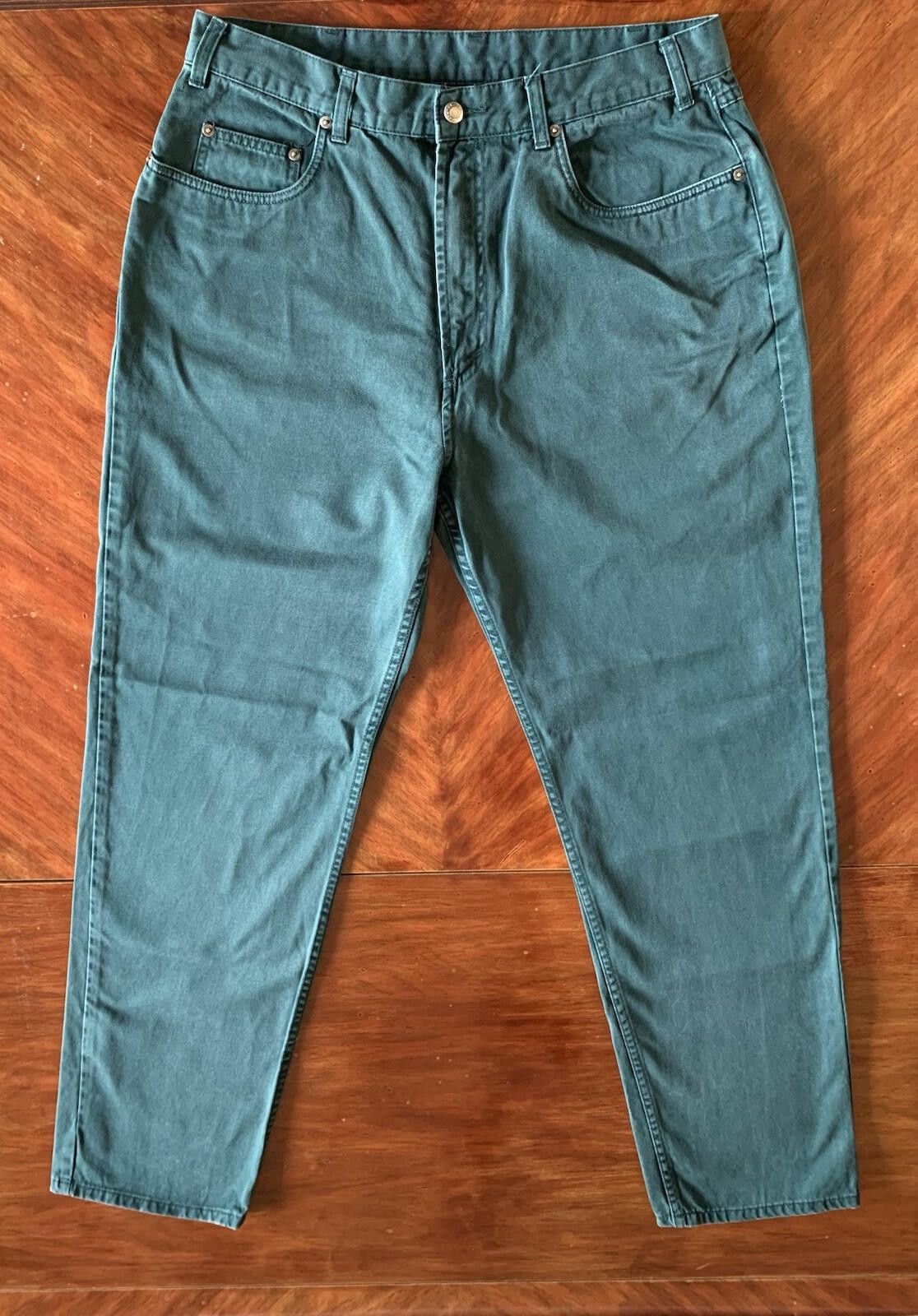 Gap GAP Jeans Men's 35x31 Tag 36 Green Casual Straight Leg Pants Size US 35 - 1 Thumbnail