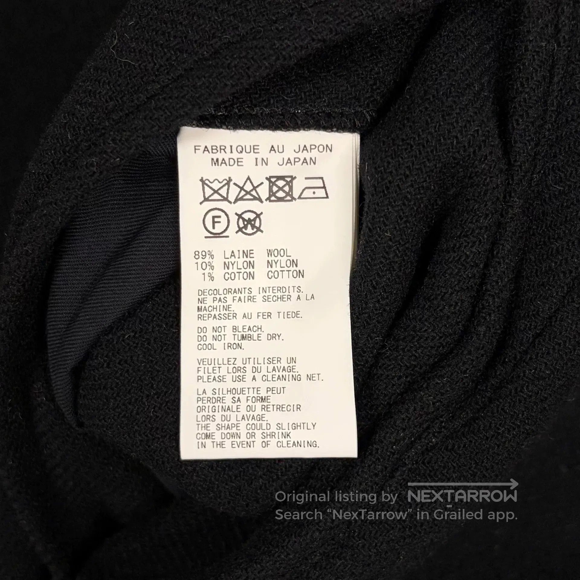 Yohji Yamamoto Yohji Yamamoto Houndstooth Wool Coat. Size US S / EU 44-46 / 1 - 8 Thumbnail
