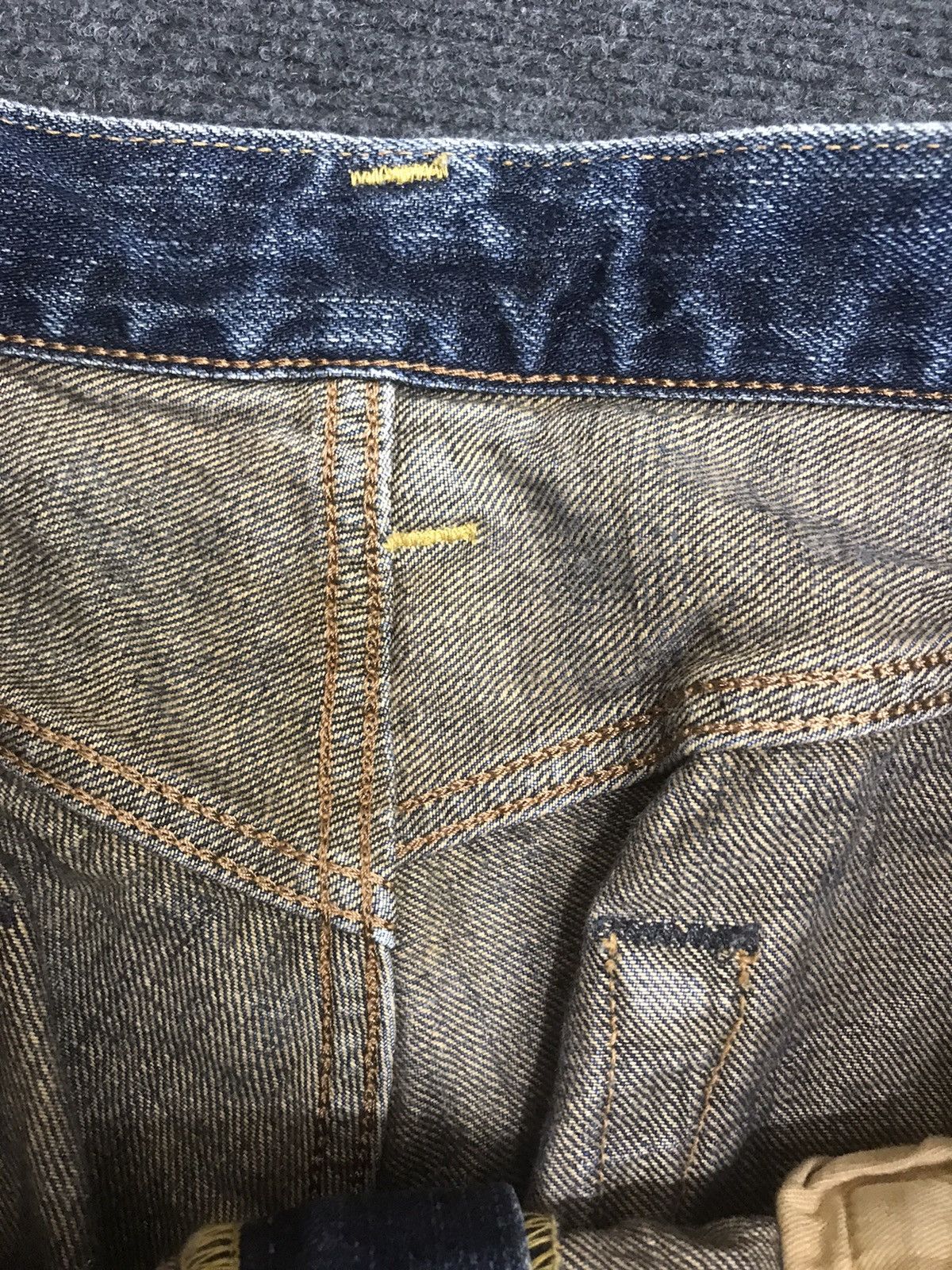 Edwin EDWIN 505z Short Mud Wash Rusty Selvedge Jeans Size US 35 - 7 Thumbnail