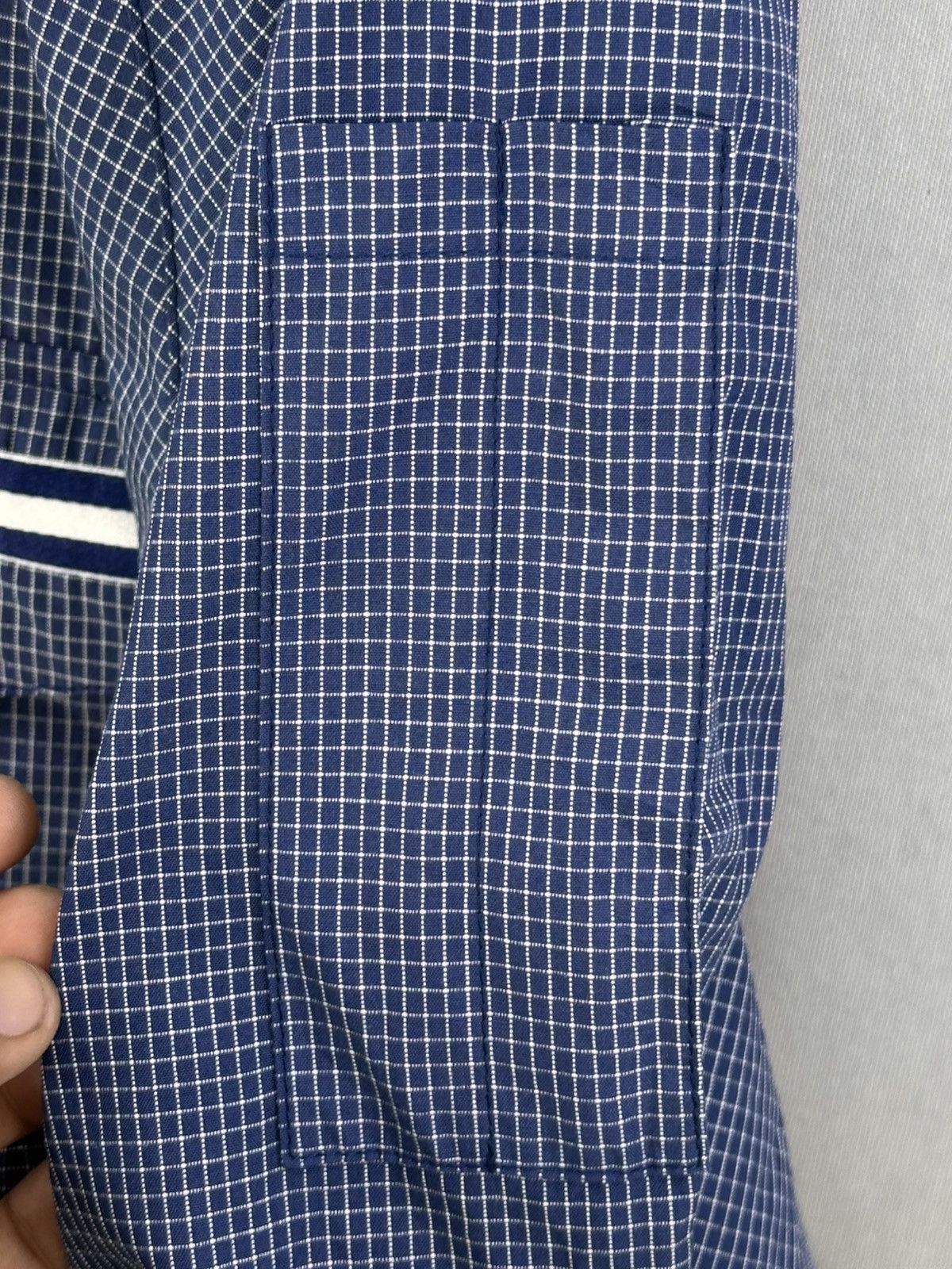 Japanese Brand Danbird Japan Beverage Grid Check Worker Shirt Size US L / EU 52-54 / 3 - 10 Thumbnail