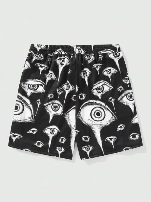 Japanese Brand Print Y2k Shorts DRIP summer Size US 34 / EU 50 - 4 Thumbnail