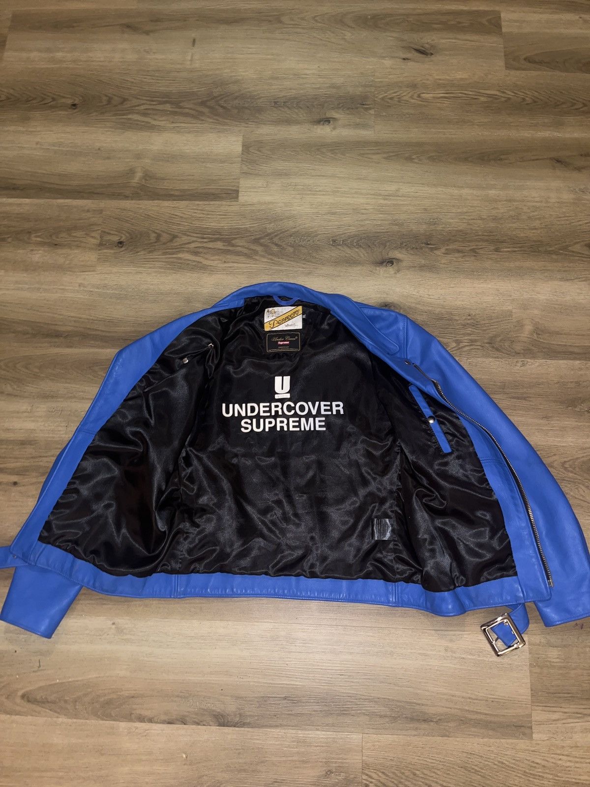 Schott × Supreme Supreme “Anarchy is the Key” leather jacket Size US XL / EU 56 / 4 - 3 Thumbnail