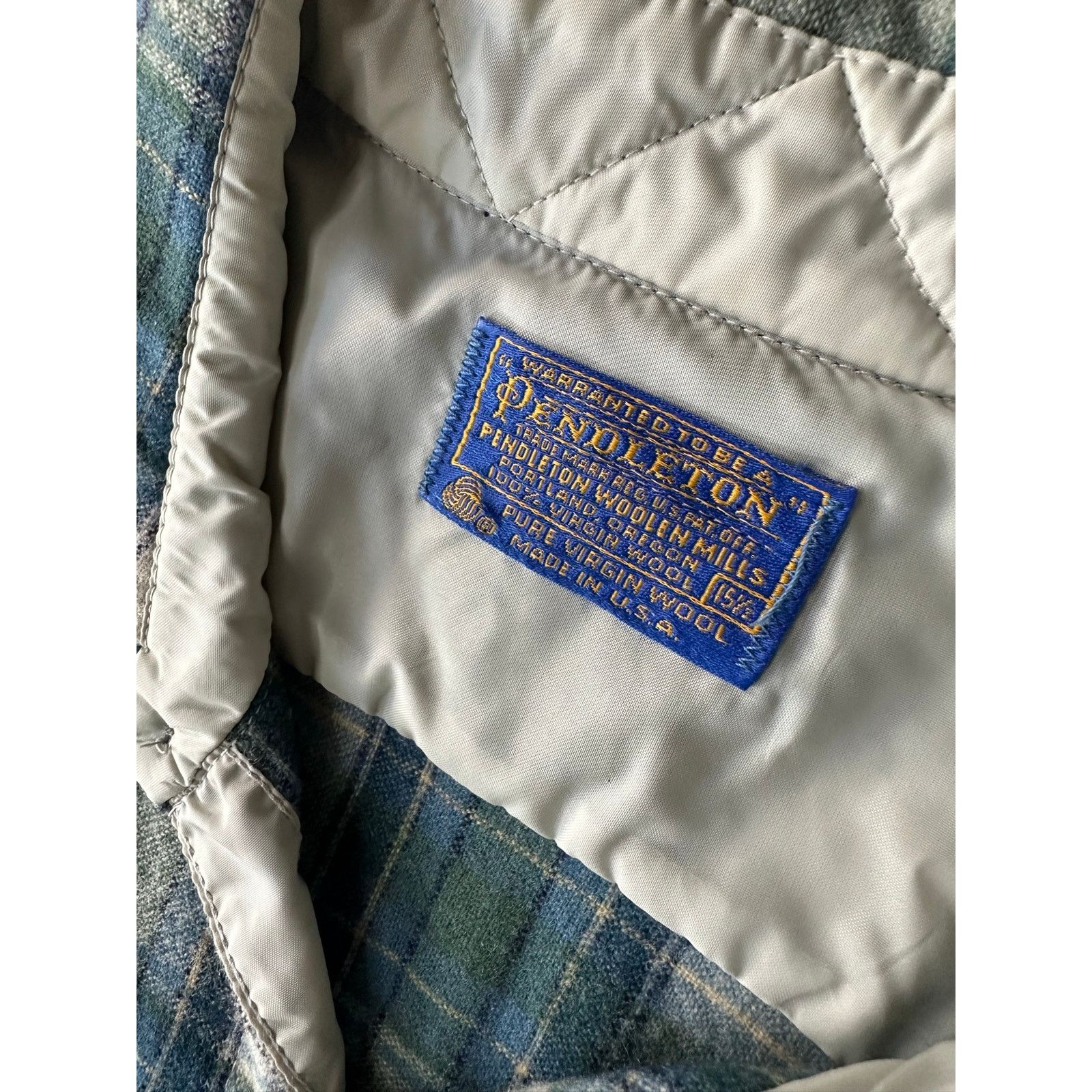 Pendleton Pendleton Wool Shirt Mens Size 15 1/2 Plaid Made in USA 70s Size US M / EU 48-50 / 2 - 2 Thumbnail