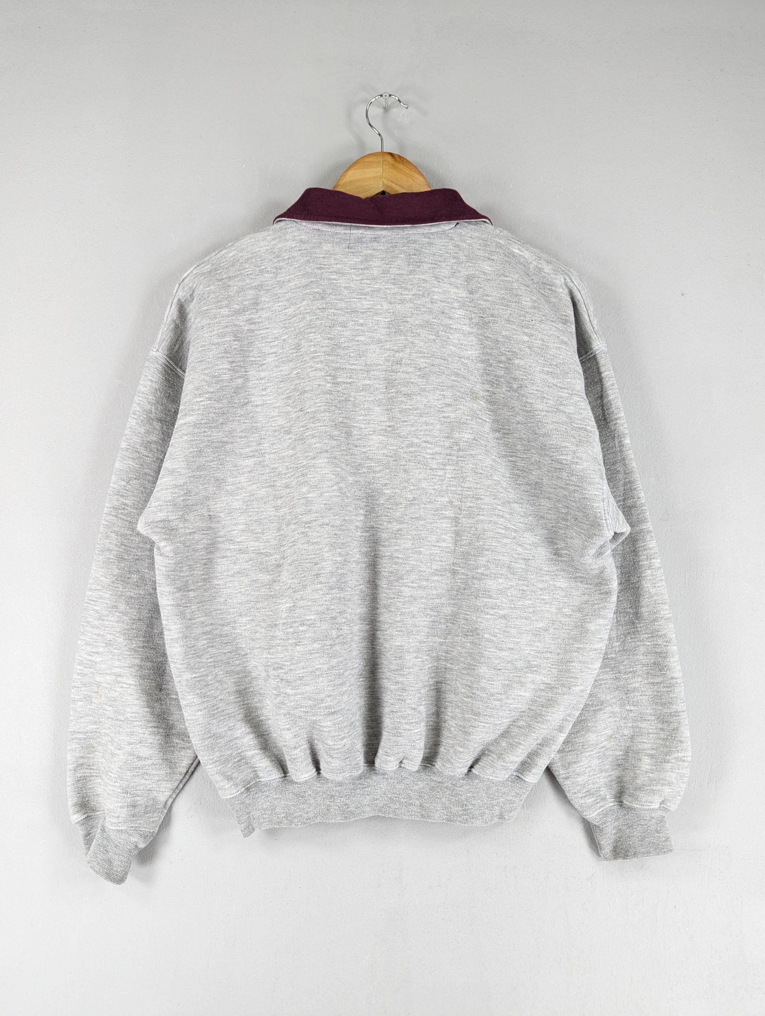Converse Vintage 90s Converse Halfzipper Jumper Sweatshirt Size US M / EU 48-50 / 2 - 9 Thumbnail